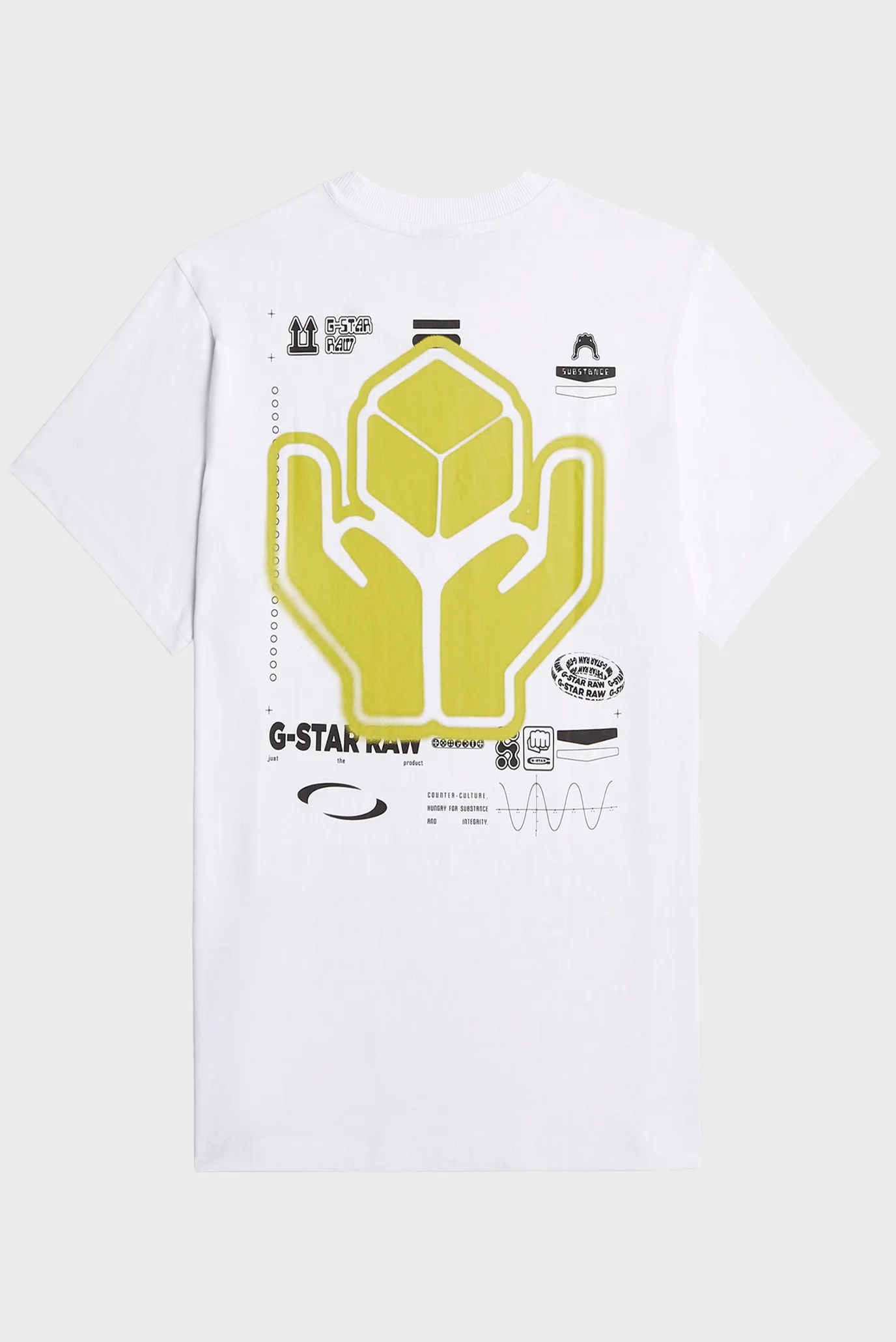 Чоловіча біла футболка Back 8