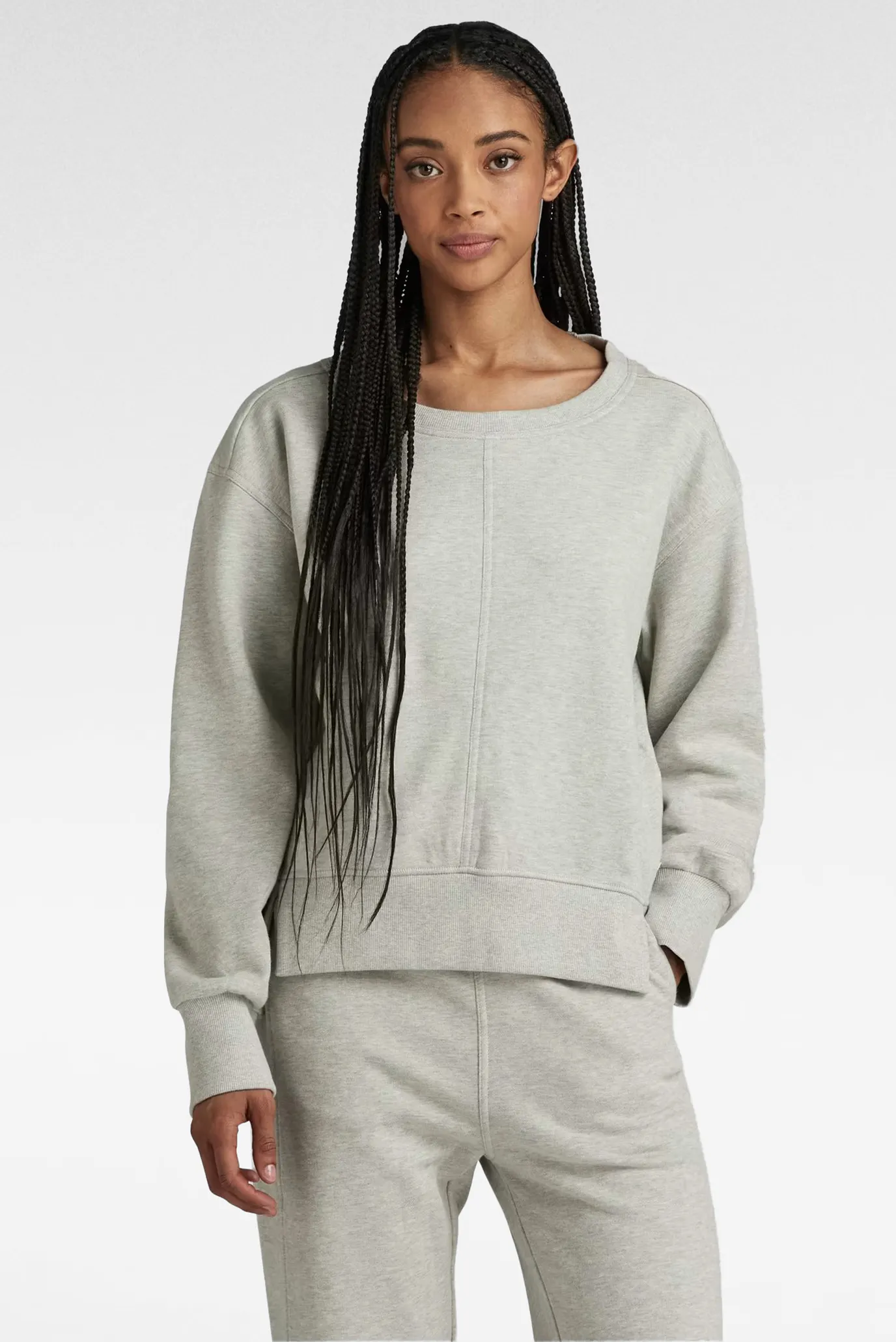 Sudadera Marca Diseño G Star Raw Ropa Mujer G-STAR Vintage Cropped Gr Loose HDD Sw Wmn Suéter Para Mujer Sudadera Mujer Sudadera Mujer Washed