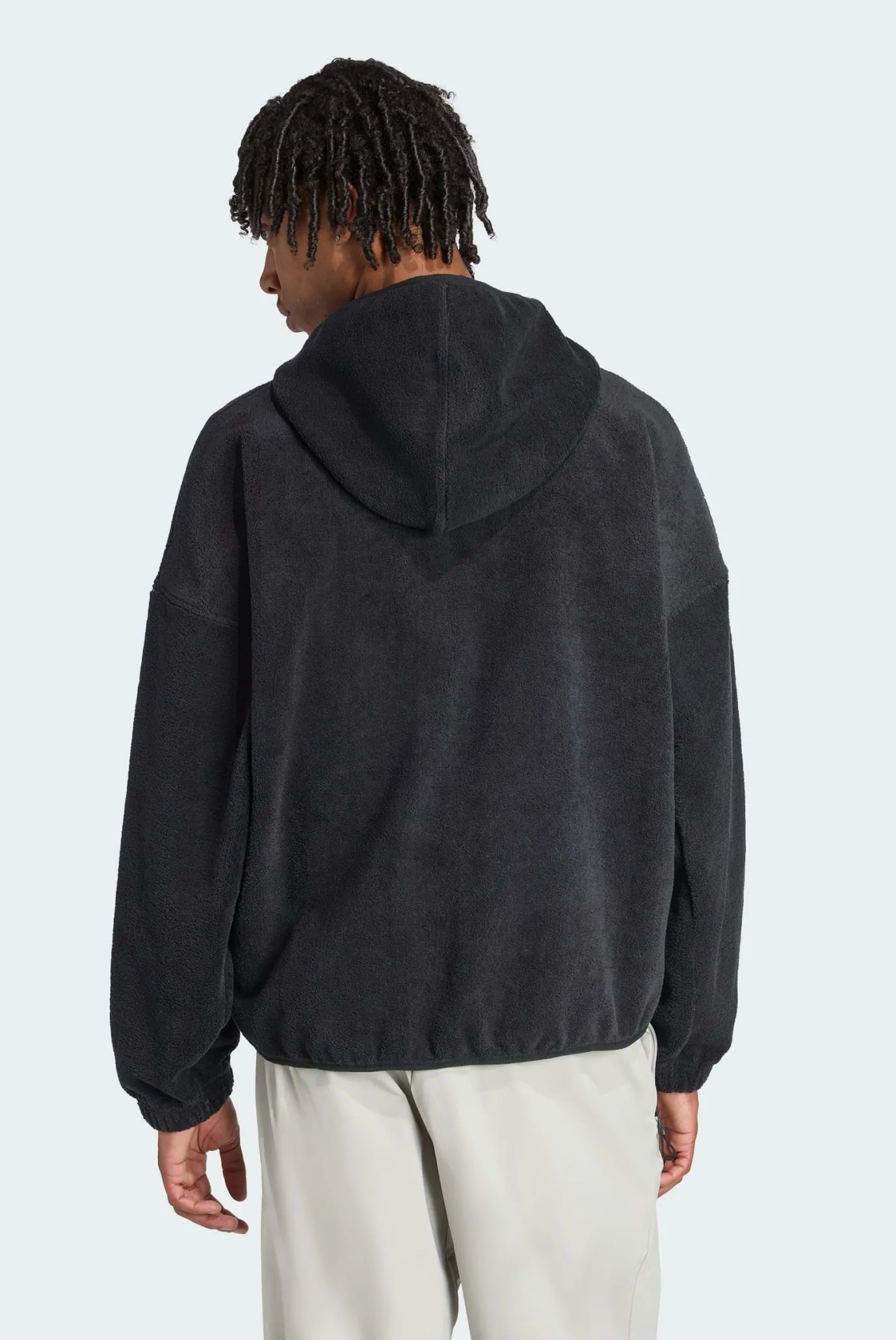 Мужское черное худи Future Icons Small Logo Low Pile Fleece Full