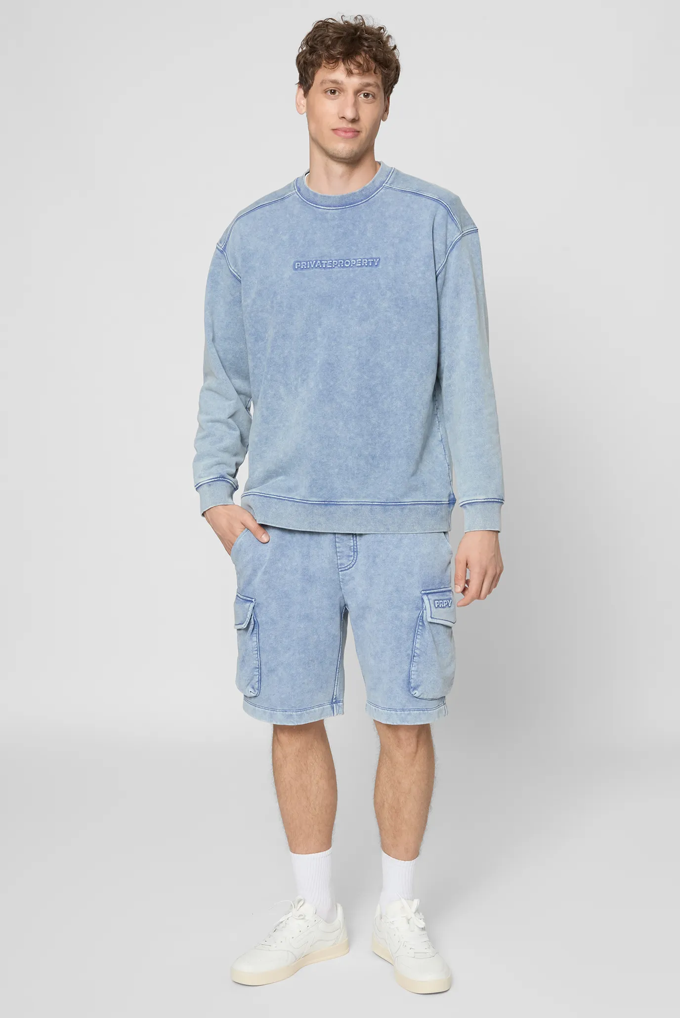 Чоловічі блакитні шорти 2