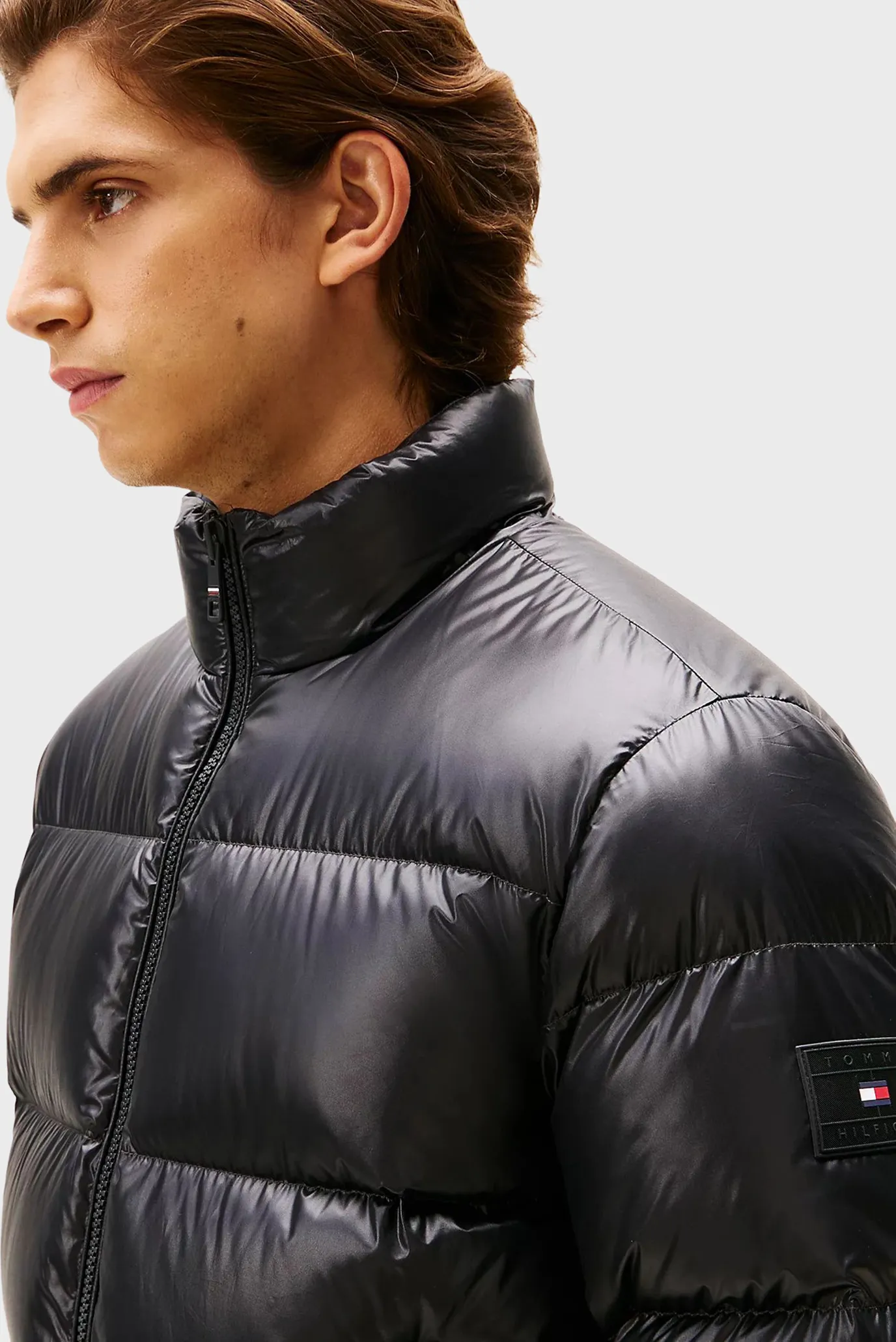 Мужской черный пуховик SHINY 4