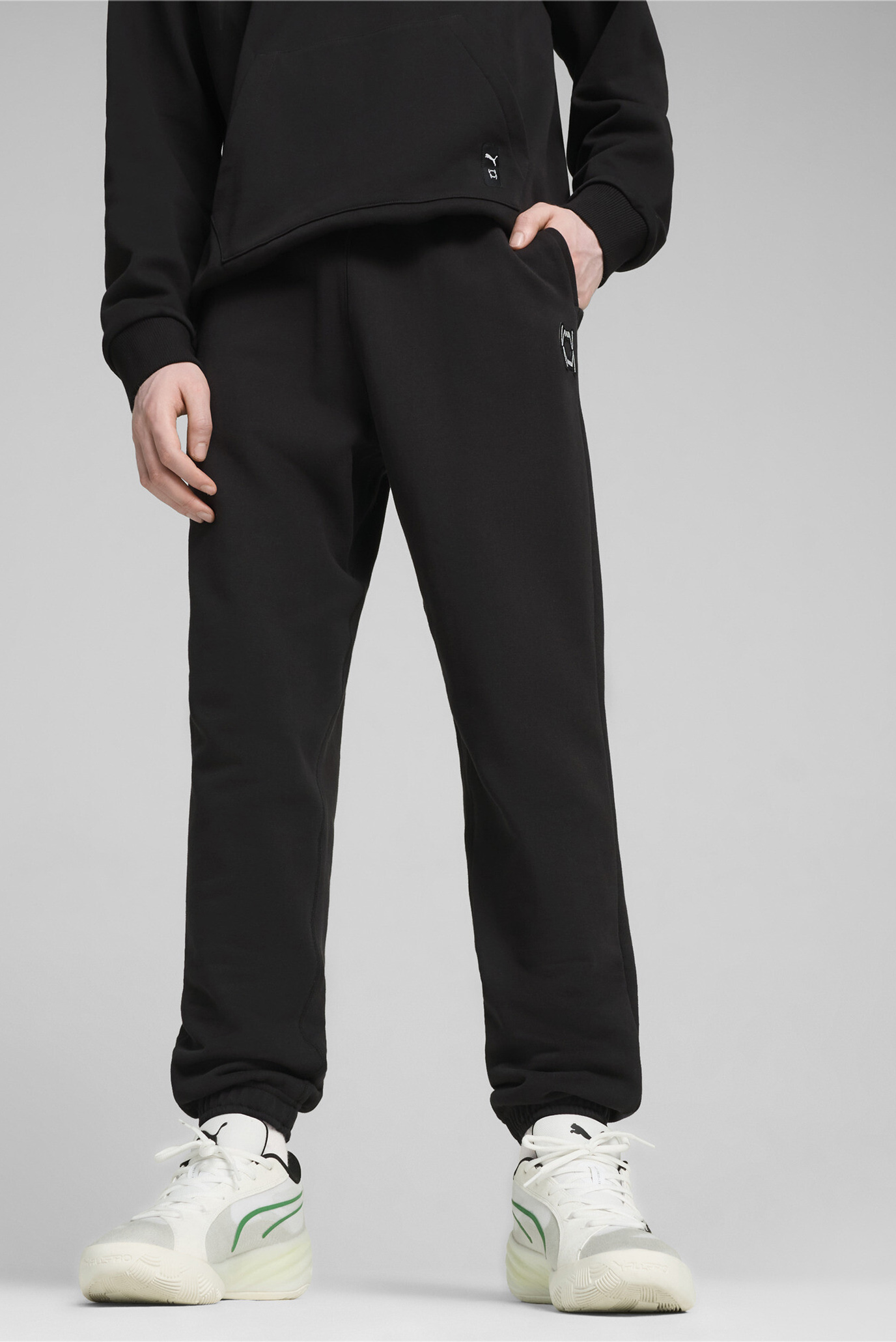 Мужские черные спортивные брюки Pivot Basketball Sweat Pants Men 1