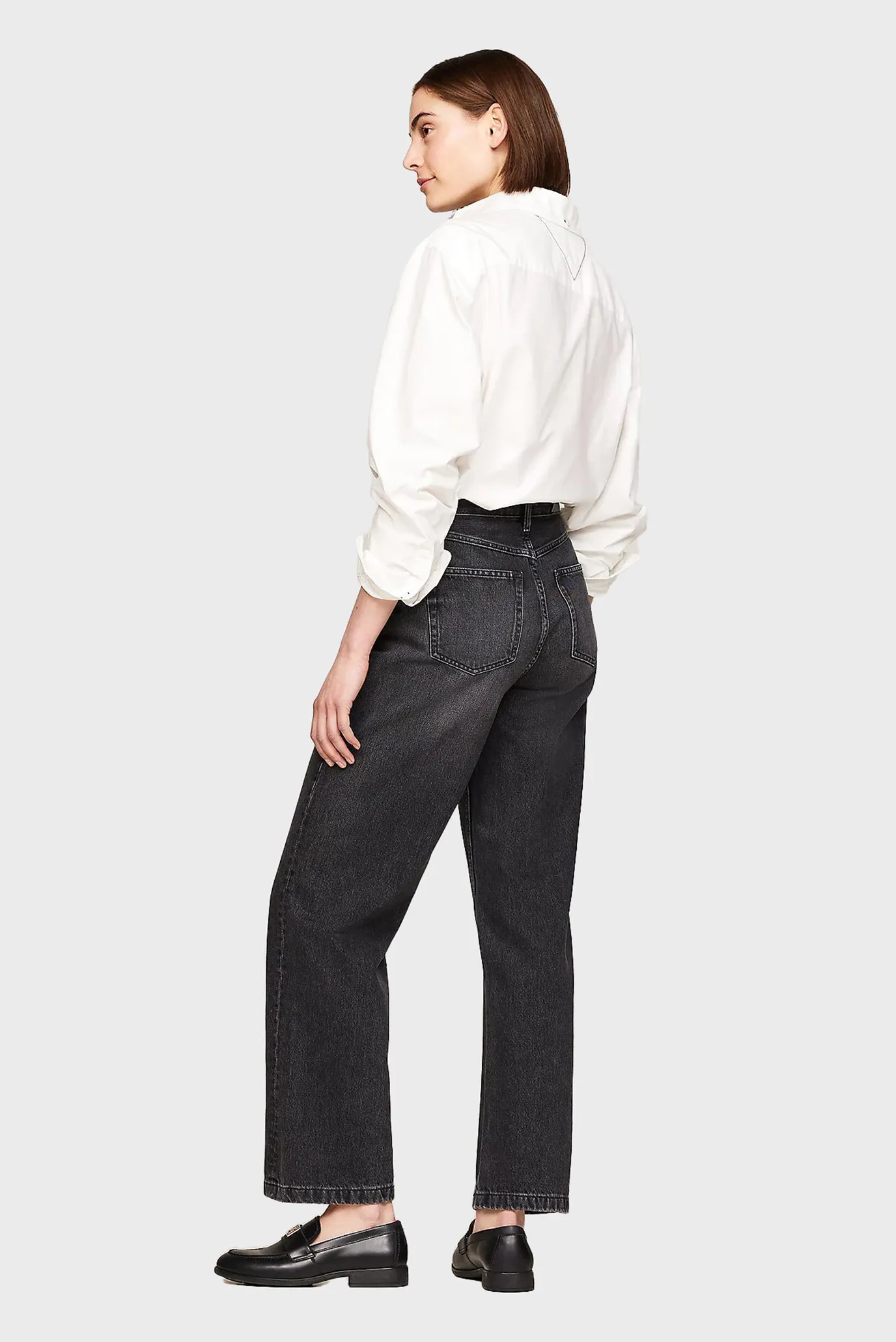 Жіночі чорні джинси RELAXED STRAIGHT HW CAL 3