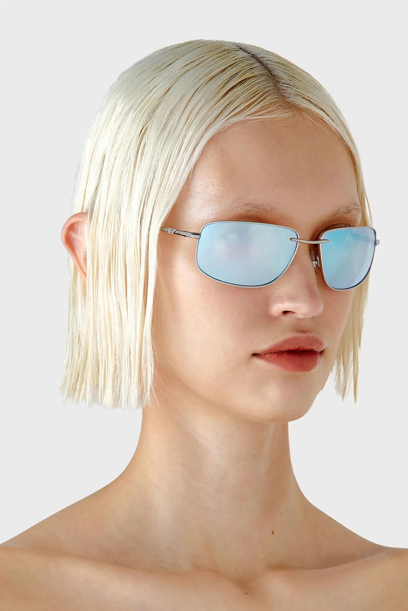 Сріблясті сонцезахисні окуляри 5