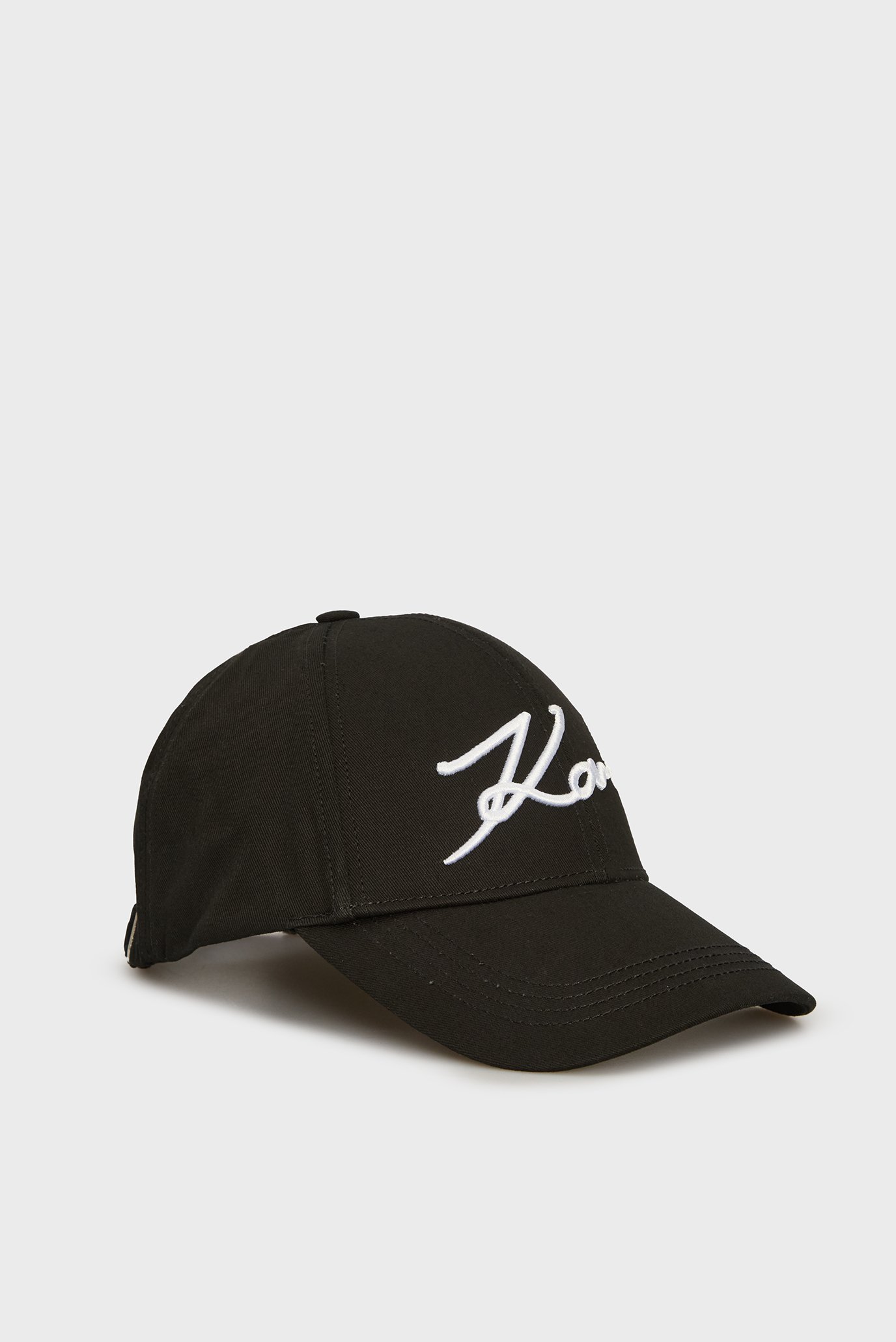 Женская черная кепка k signature cap 1