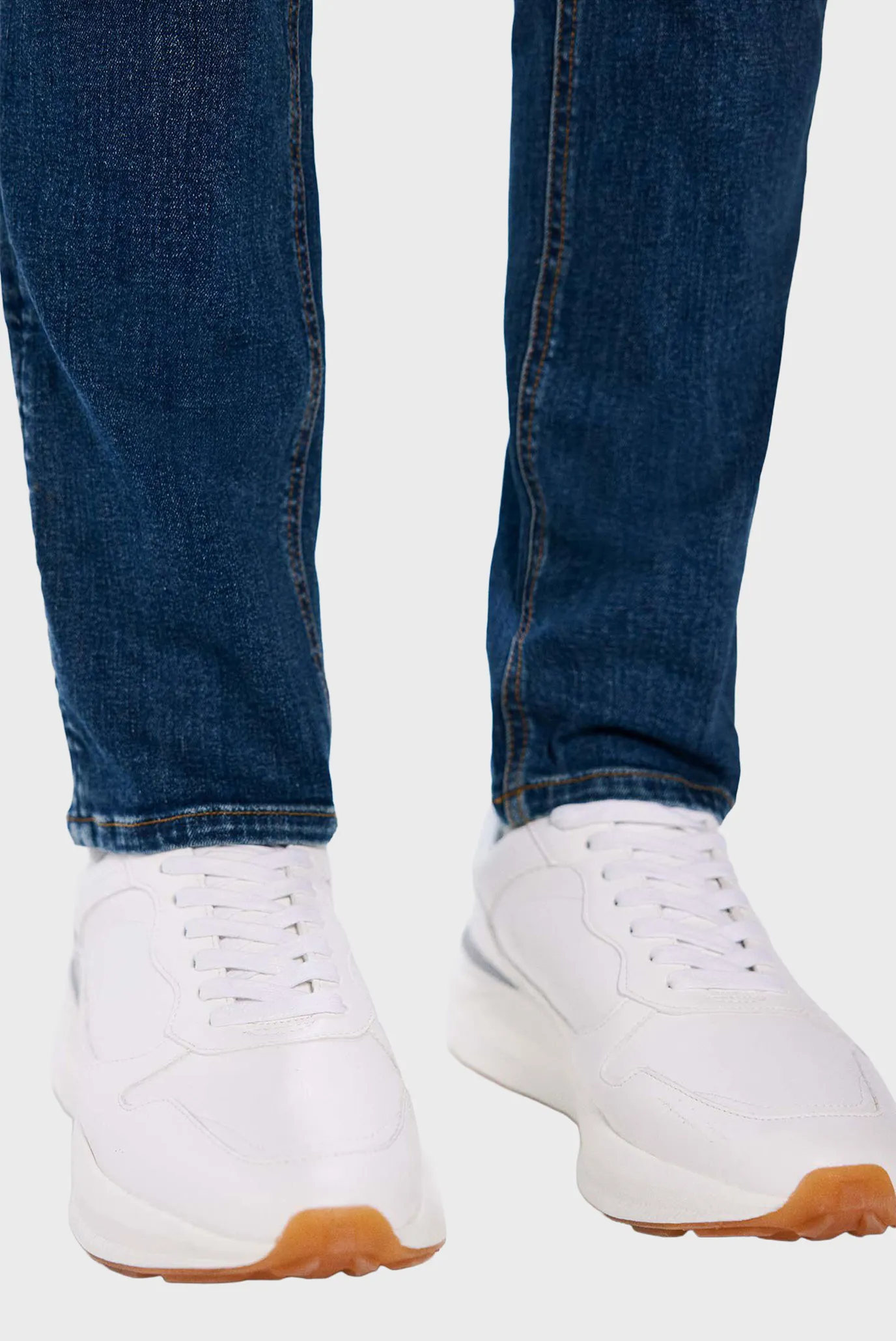 Мужские темно-синие джинсы Skinny 6