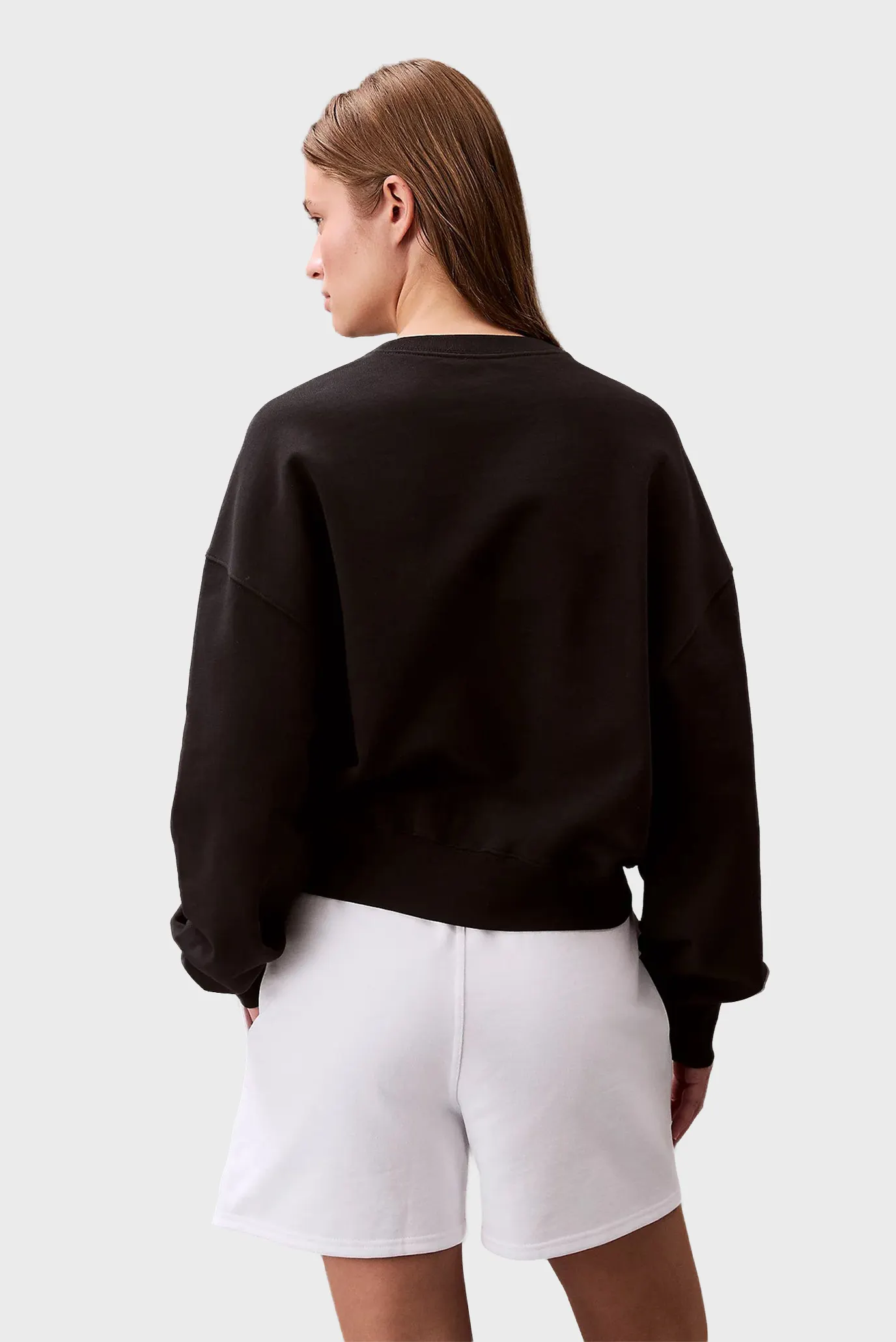 Женский черный свитшот FRENCH TERRY CREWNEC 3