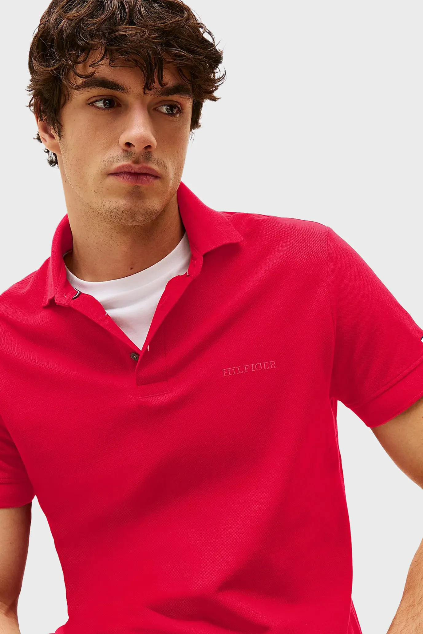 Чоловіче червоне поло TONAL MONOTYPE 4