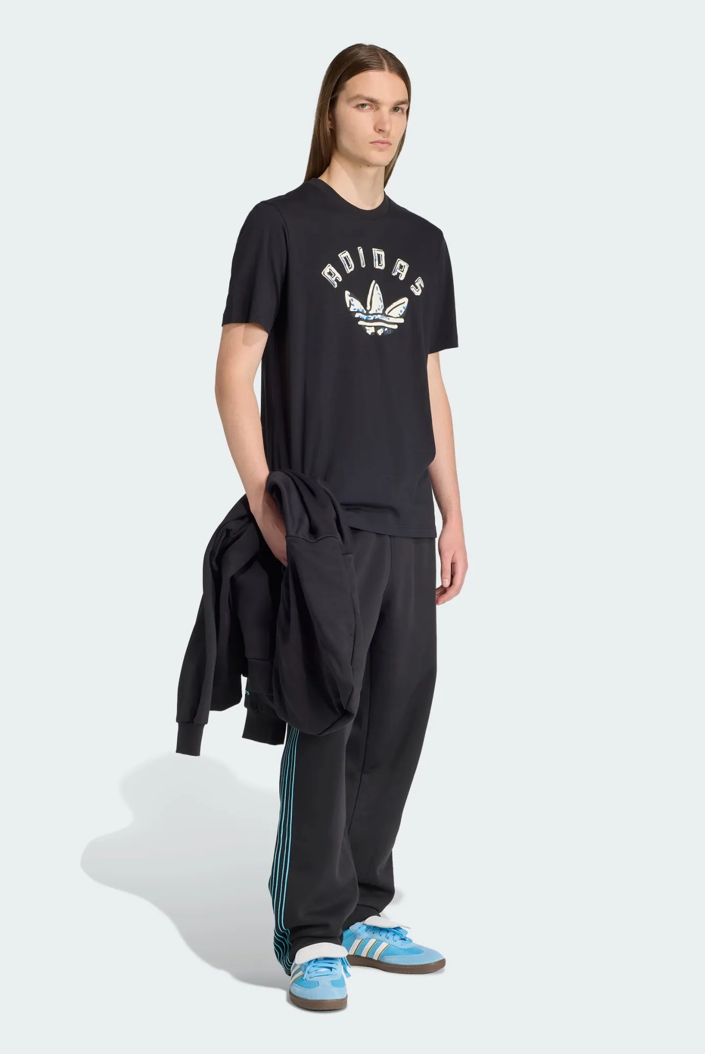 Чоловіча чорна футболка Graphic 2