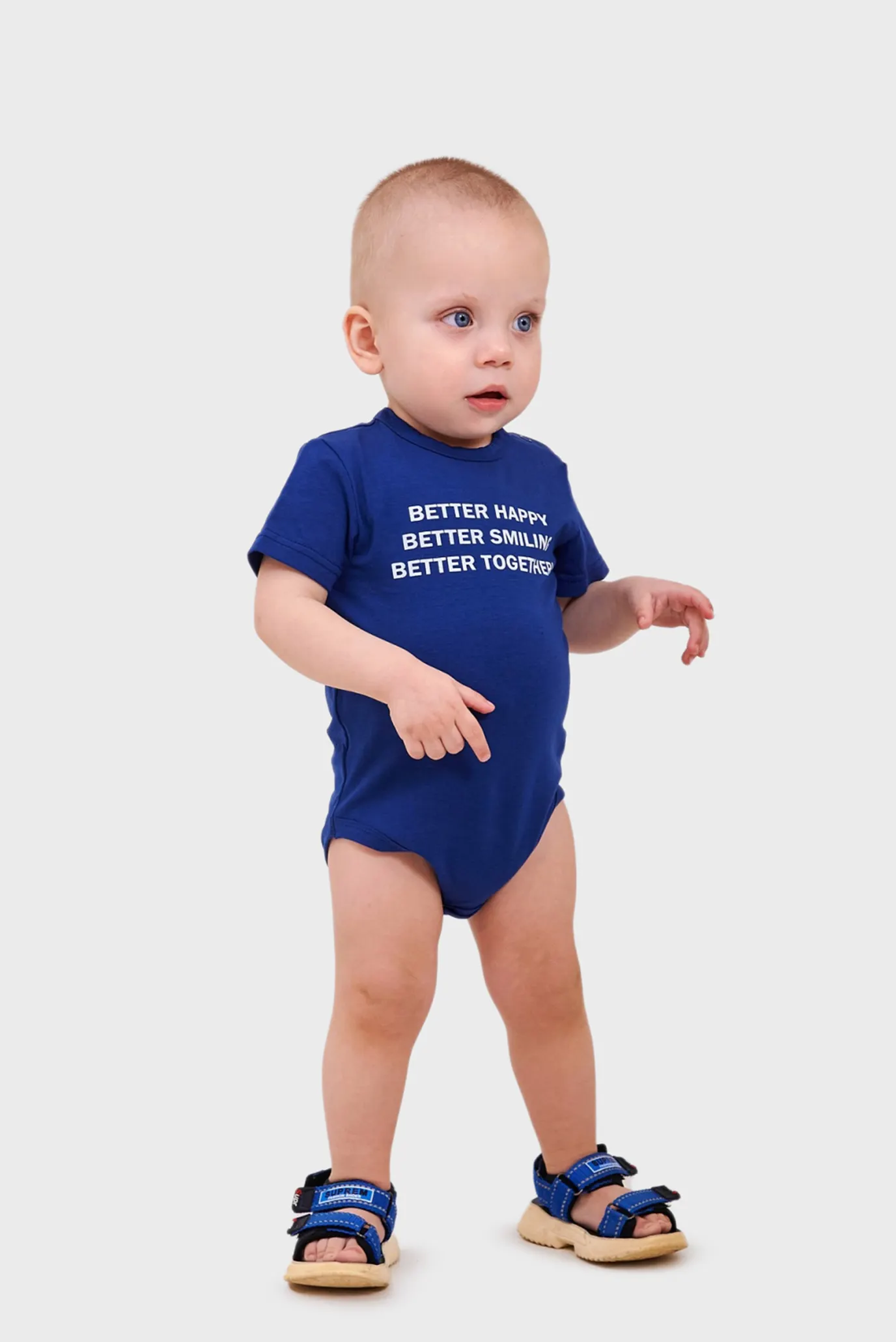 Дитяче темно-синє боді 2