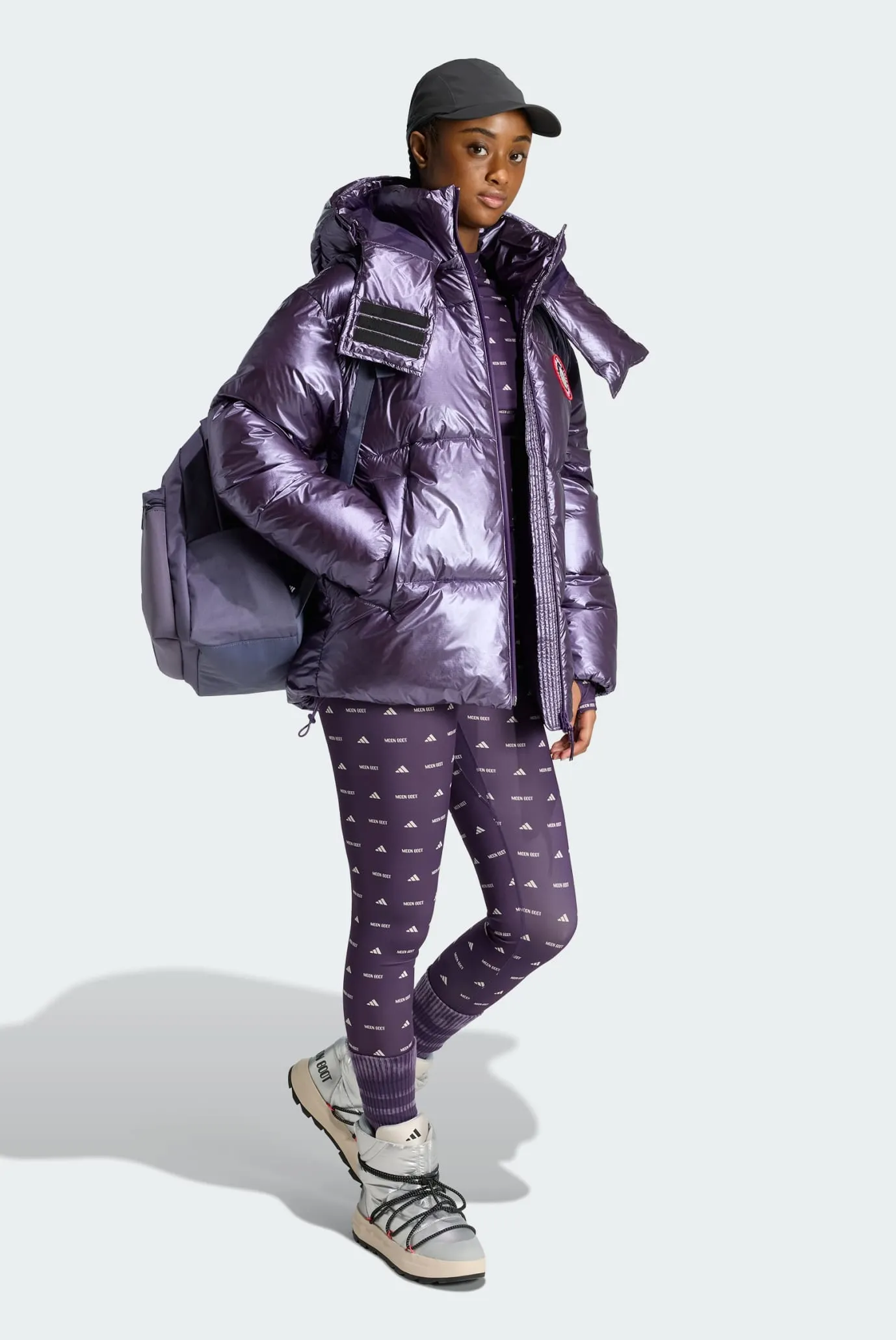 Женская фиолетовая куртка adidas x MOON BOOT Padded adidas JM6504