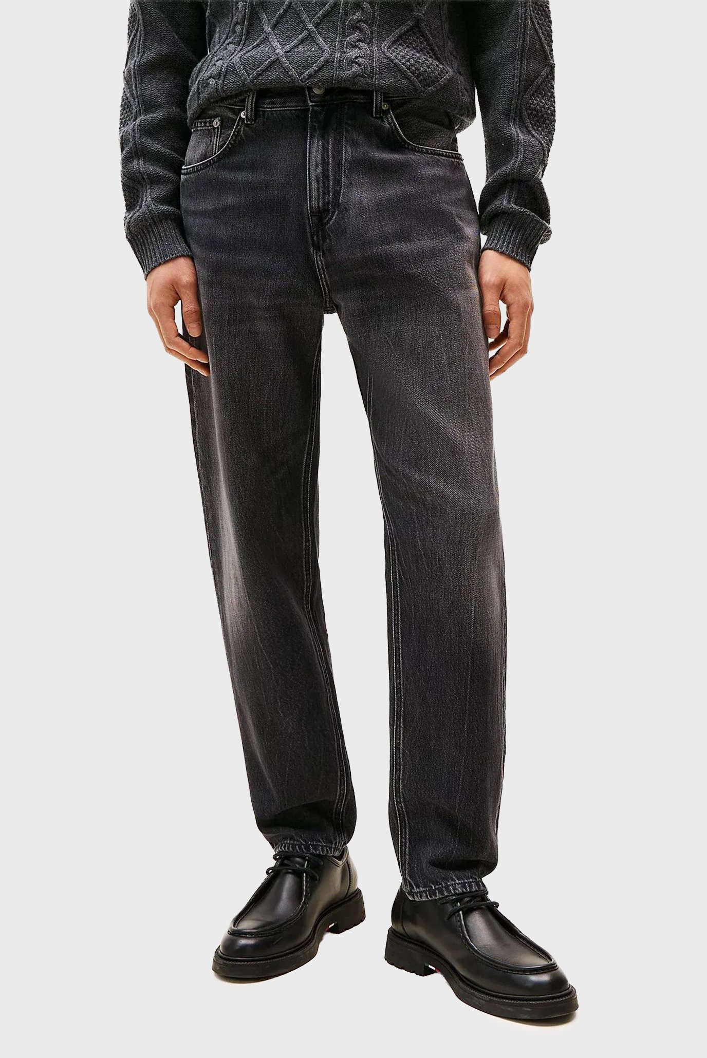 Мужские темно-серые джинсы REGULAR HARLEM Серый 34-34 Tommy Hilfiger MW0MW40356 Мужские темно-серые джинсы REGULAR HARLEM Серый 34-34 Tommy Hilfiger MW0MW40356
