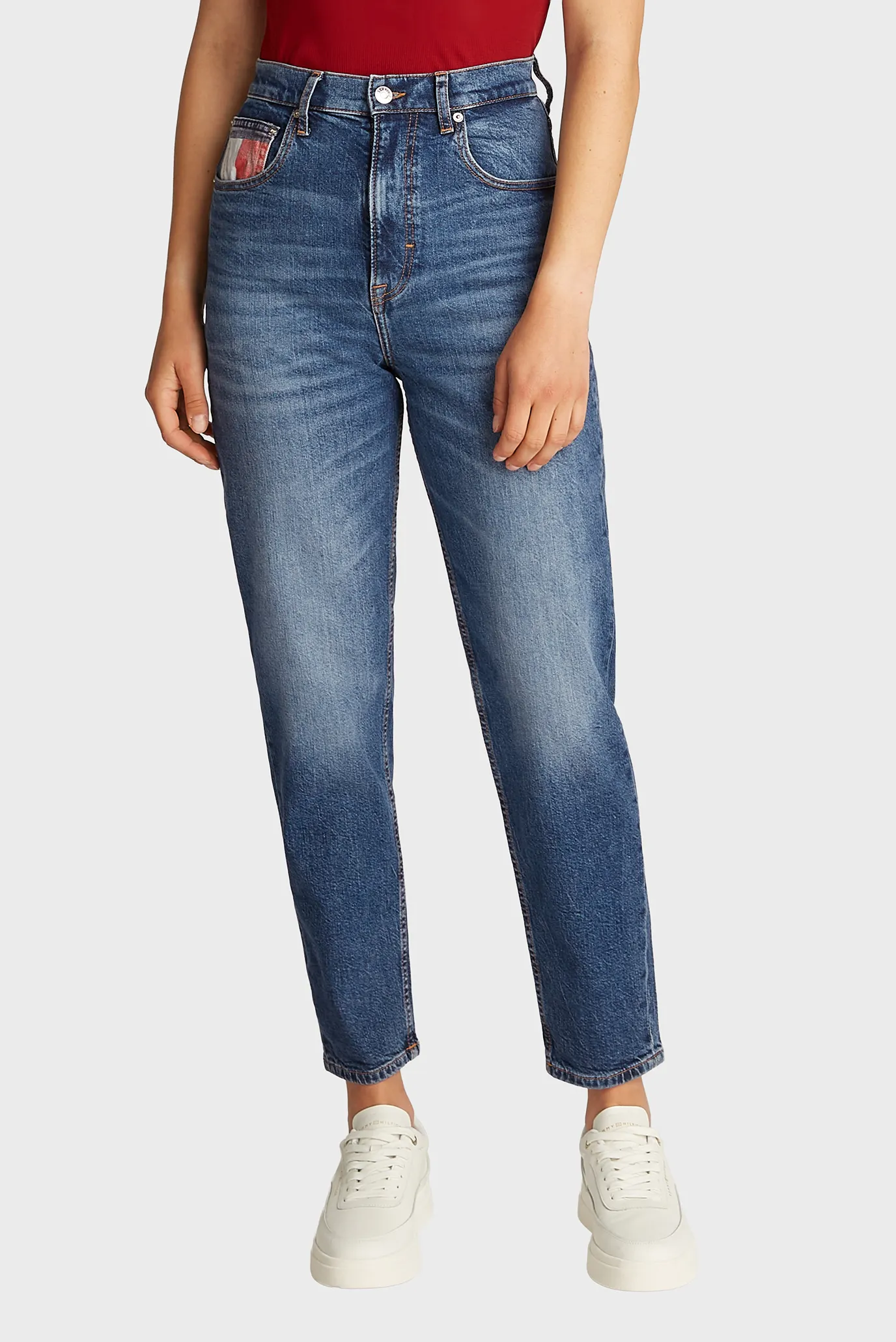 Женские синие джинсы MOM JEAN UH TPR RWB 1