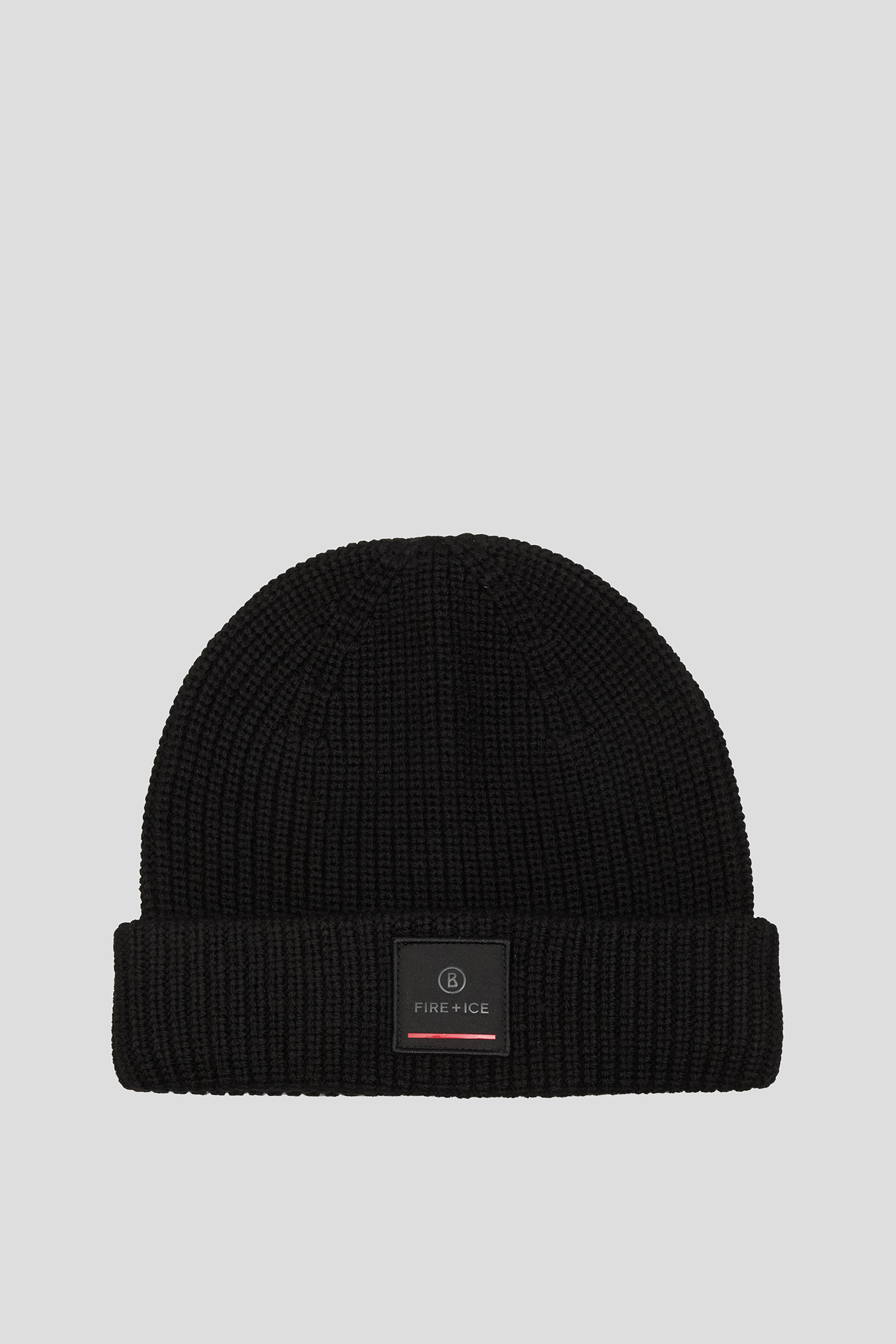 Мужская черная шерстяная шапка Черный ONESIZE Bogner 9438-8499-026