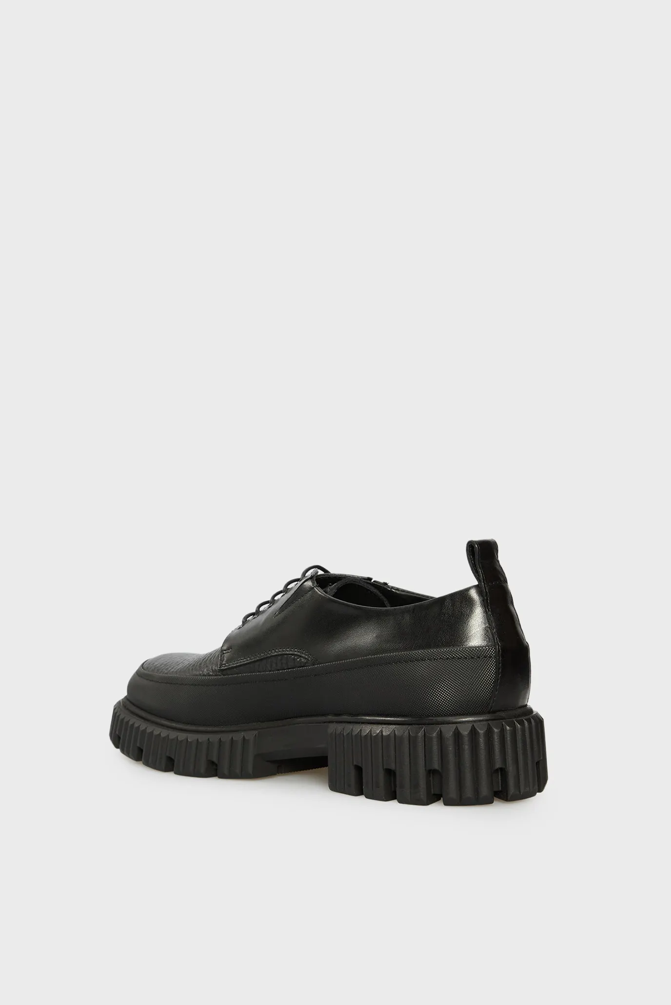 Чоловічі чорні шкіряні дербі 4