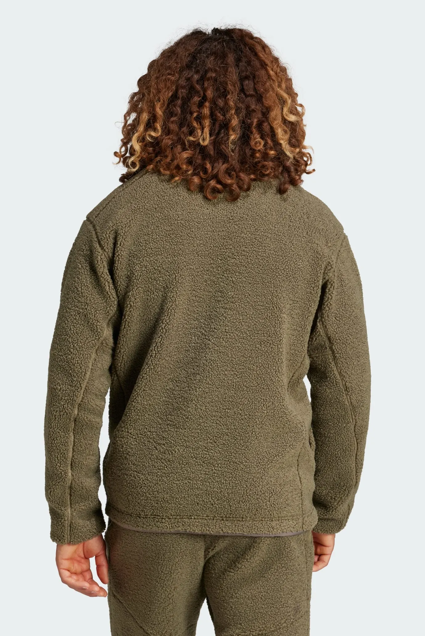 Чоловіча оливкова спортивна кофта Terrex Xploric High Pile Fleece