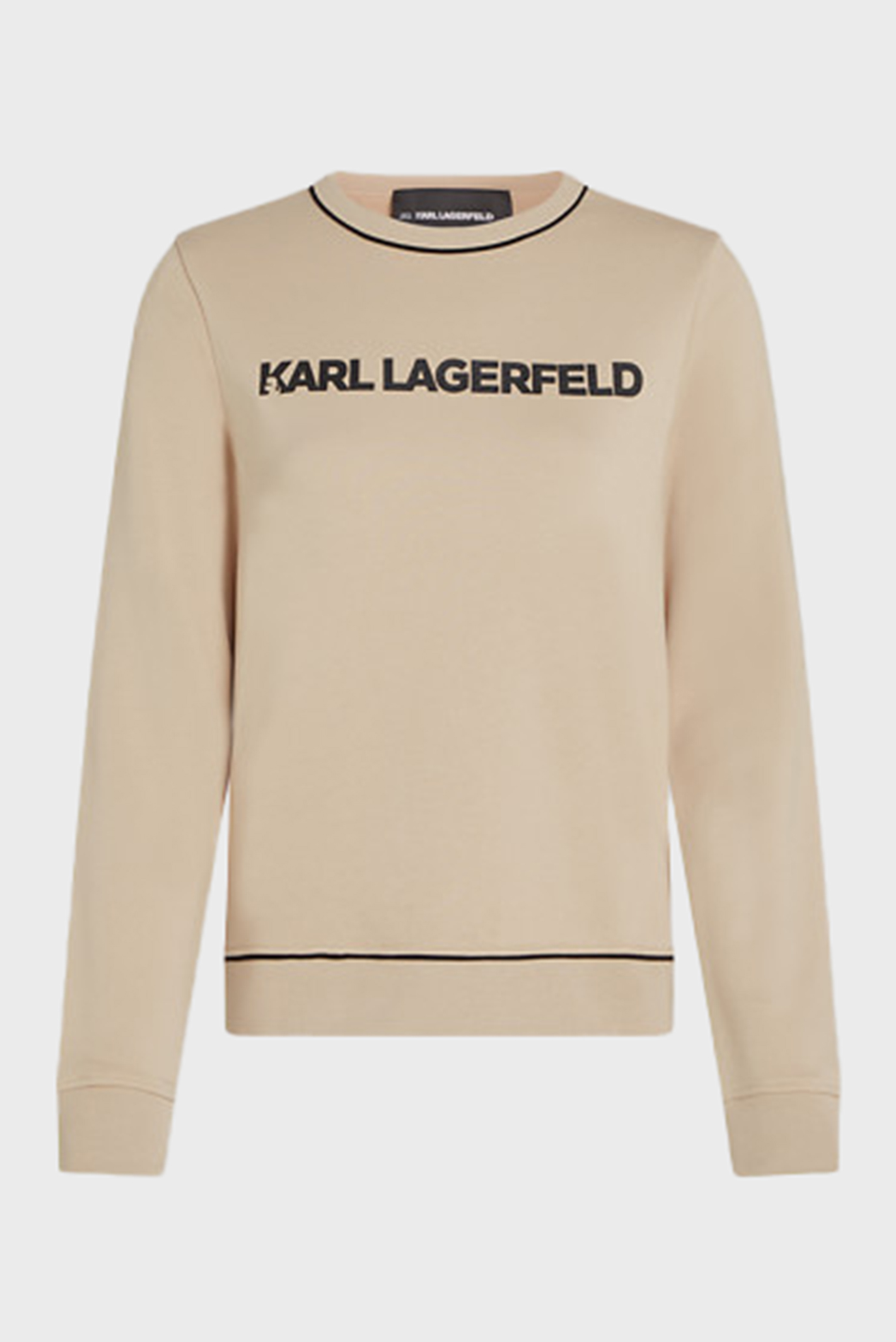 Женский бежевый свитшот LOGO PIPING Бежевый M Karl Lagerfeld A2W20066 Женский бежевый свитшот LOGO PIPING Бежевый M Karl Lagerfeld A2W20066