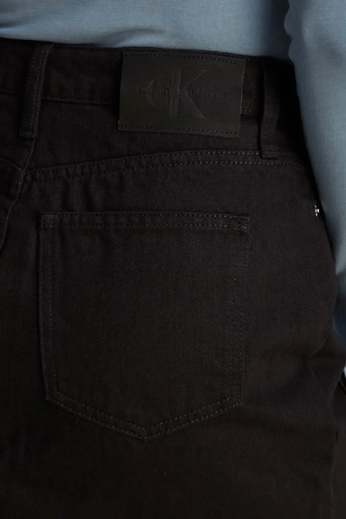 Женская черная джинсовая юбка MAXI DENIM SKIRT 3