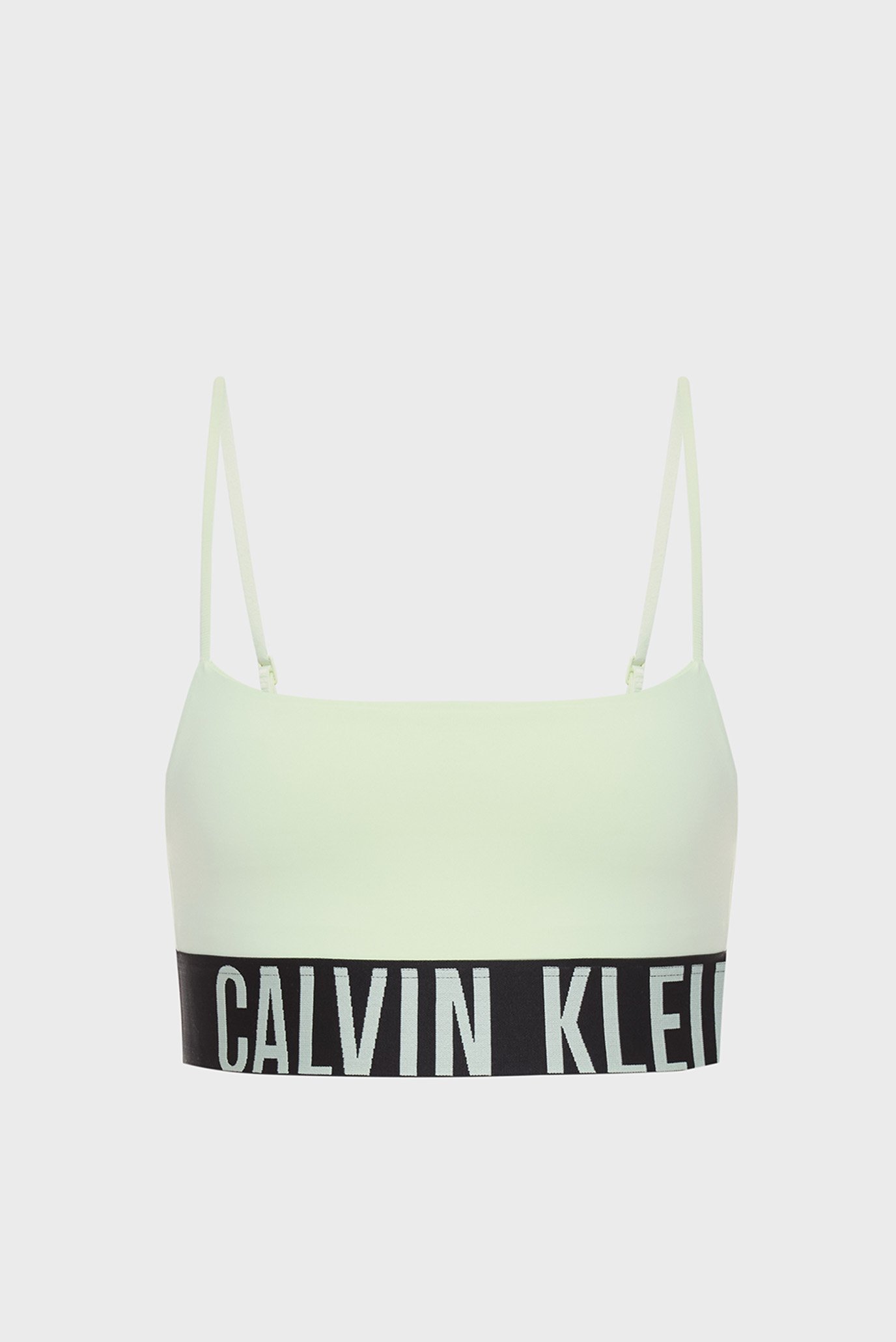 Женский салатовый топ UNLINED BRALETTE Салатовый M Calvin Klein 000QF7631E Женский салатовый топ UNLINED BRALETTE Салатовый M Calvin Klein 000QF7631E
