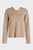 Женский бежевый шерстяной пуловер DF WOOL BLEND SWEATER