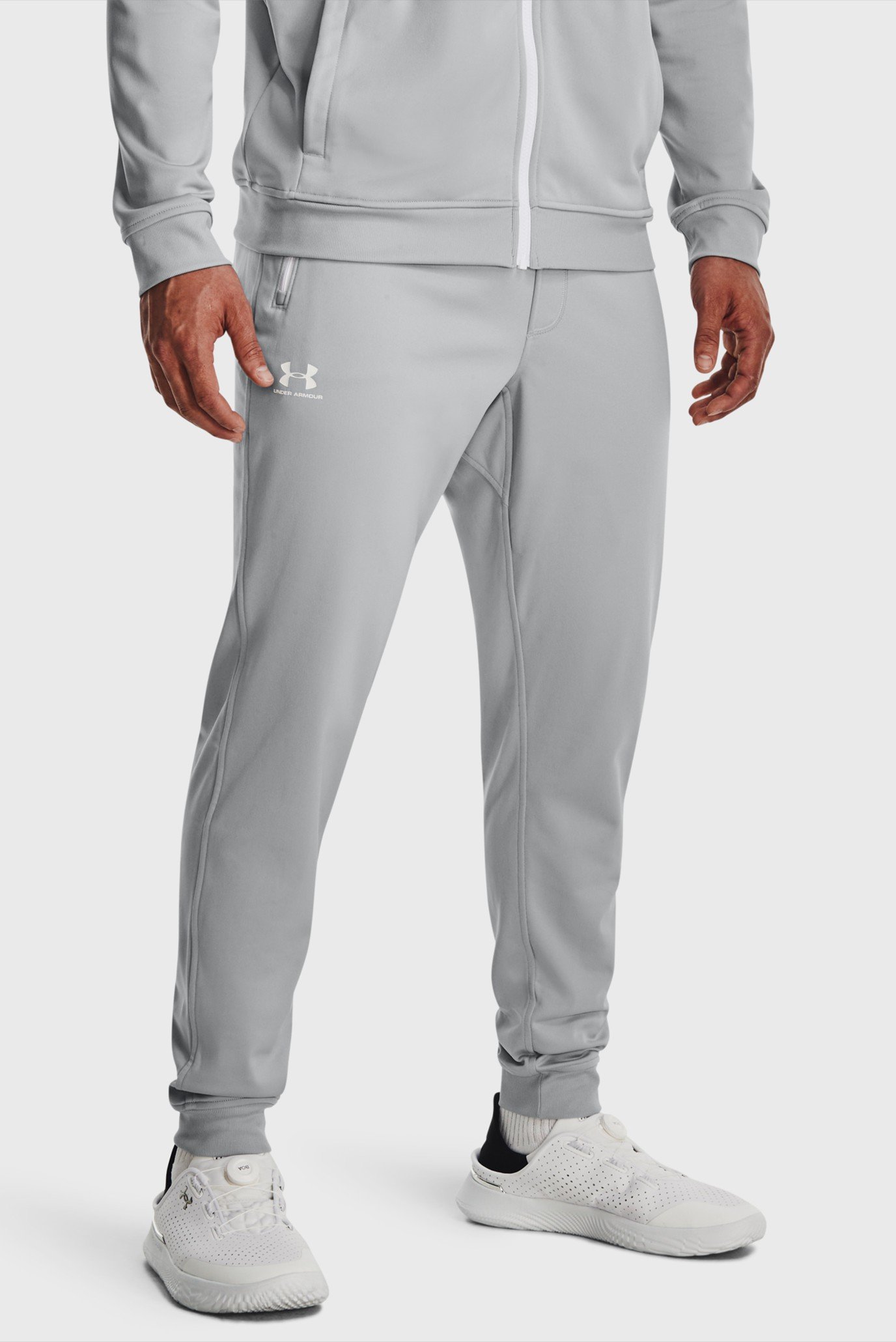 Чоловічі сірі спортивні штани SPORTSTYLE TRICOT JOGGER 1
