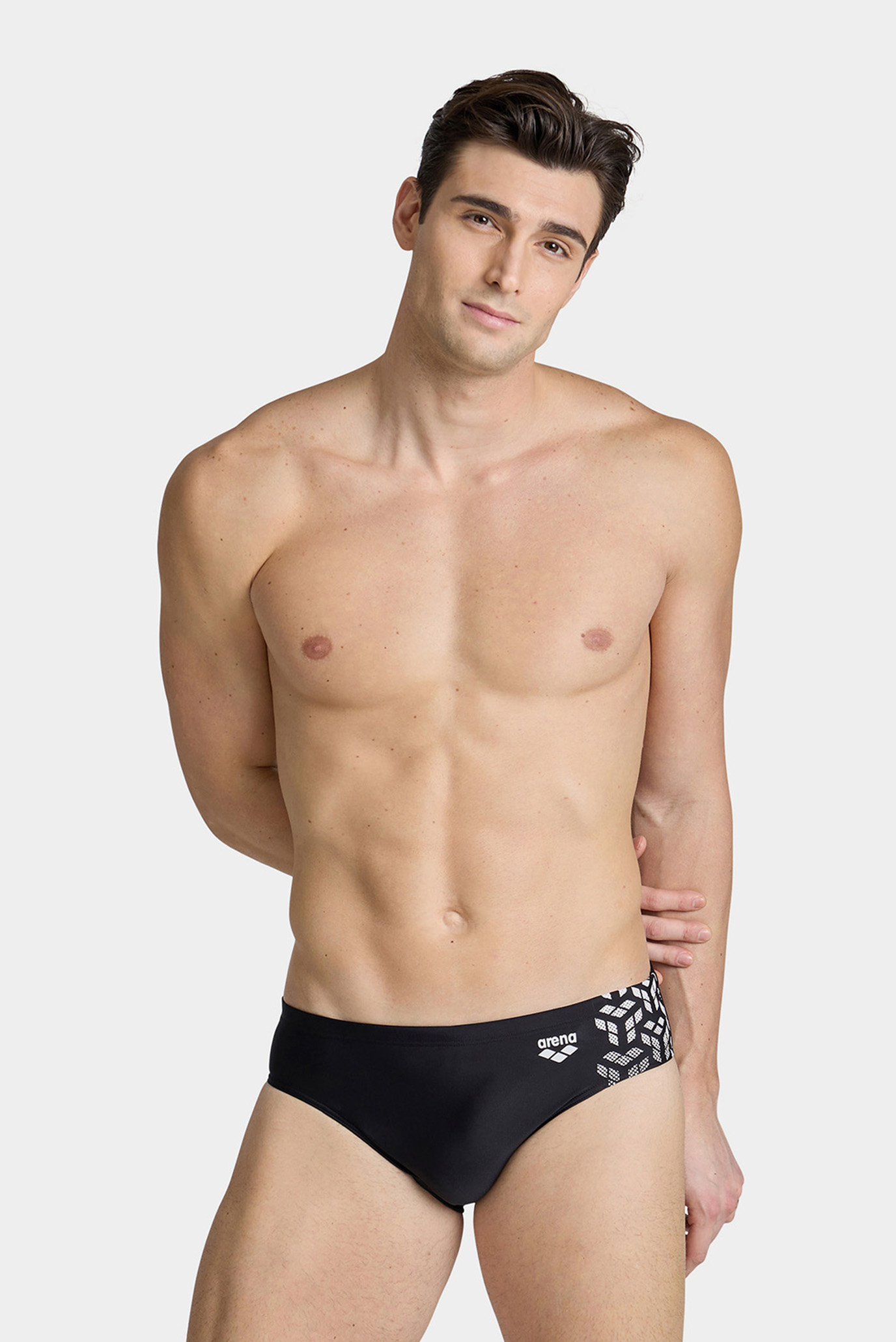 Мужские черные плавки KIKKO V SWIM BRIEFS 1