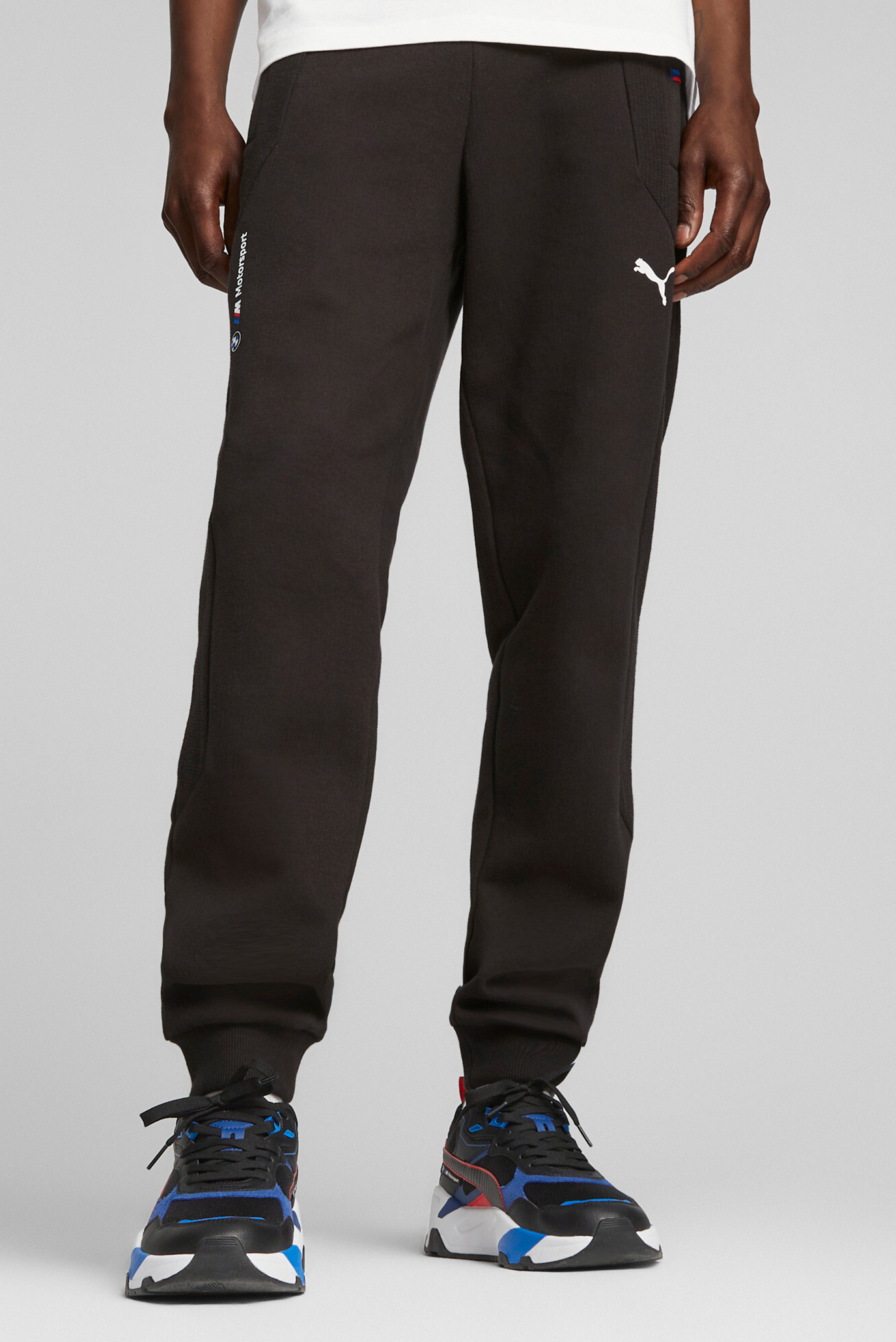 Мужские черные спортивные брюки BMW M Motorsport Men’s Sweatpants 1