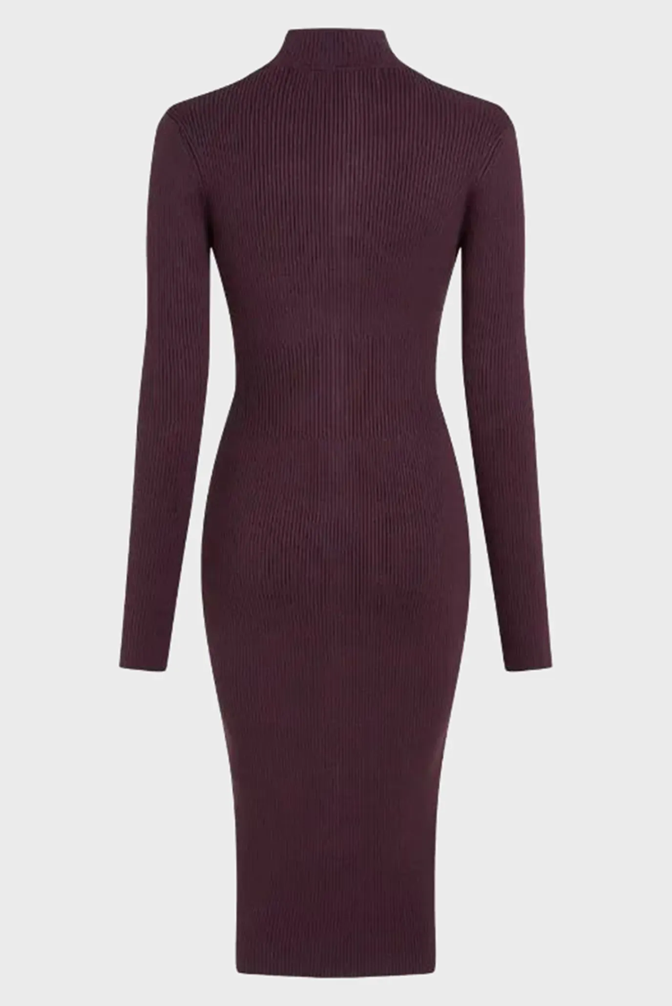 Женское фиолетовое платье knitted zip 5