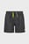 Чоловічі темно-сірі плавальні шорти з візерунком
