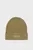 Мужская оливковая шапка PATCH CHUNKY RIB COTTON BEANIE