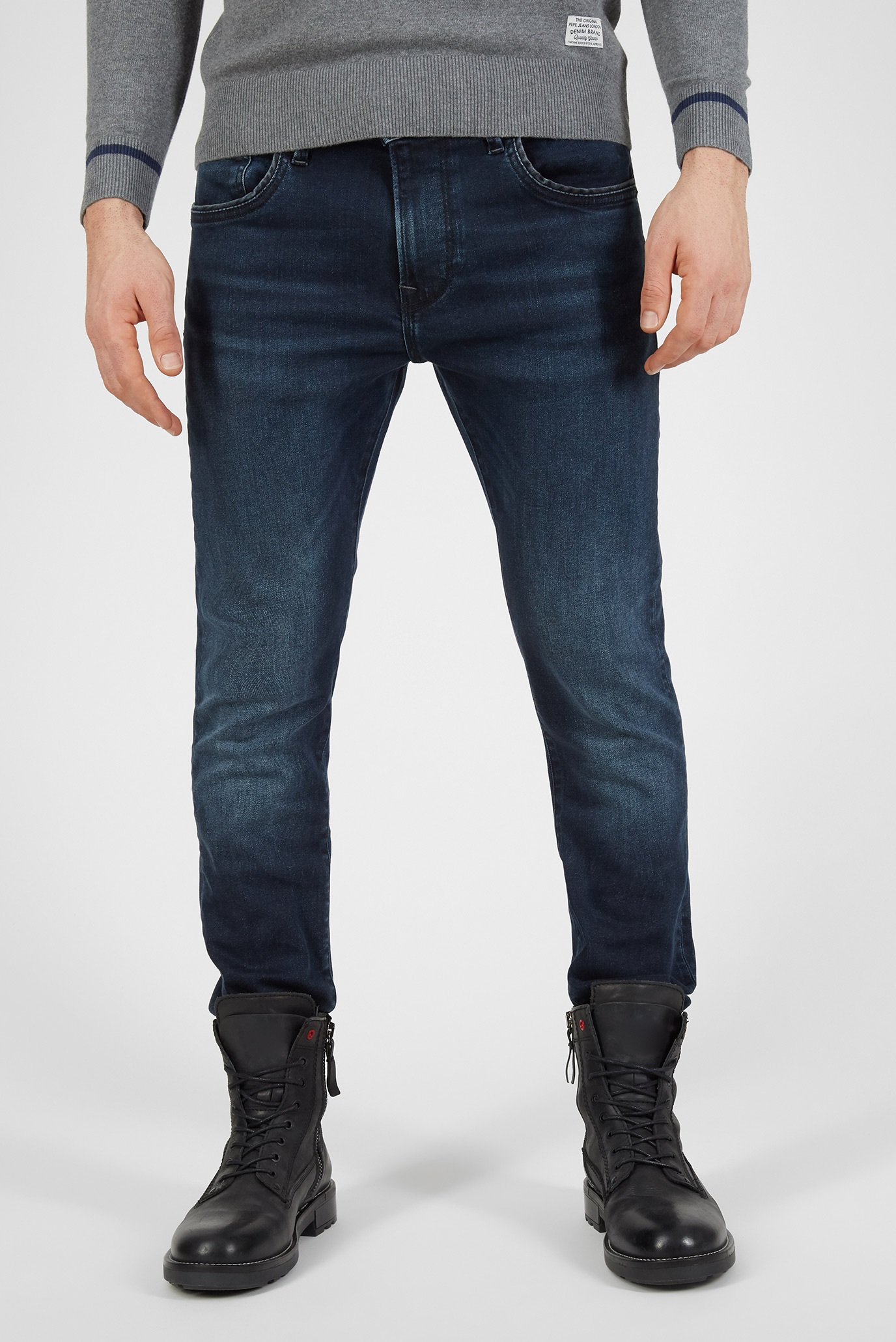 Мужские синие джинсы STANLEY DRAKE 1