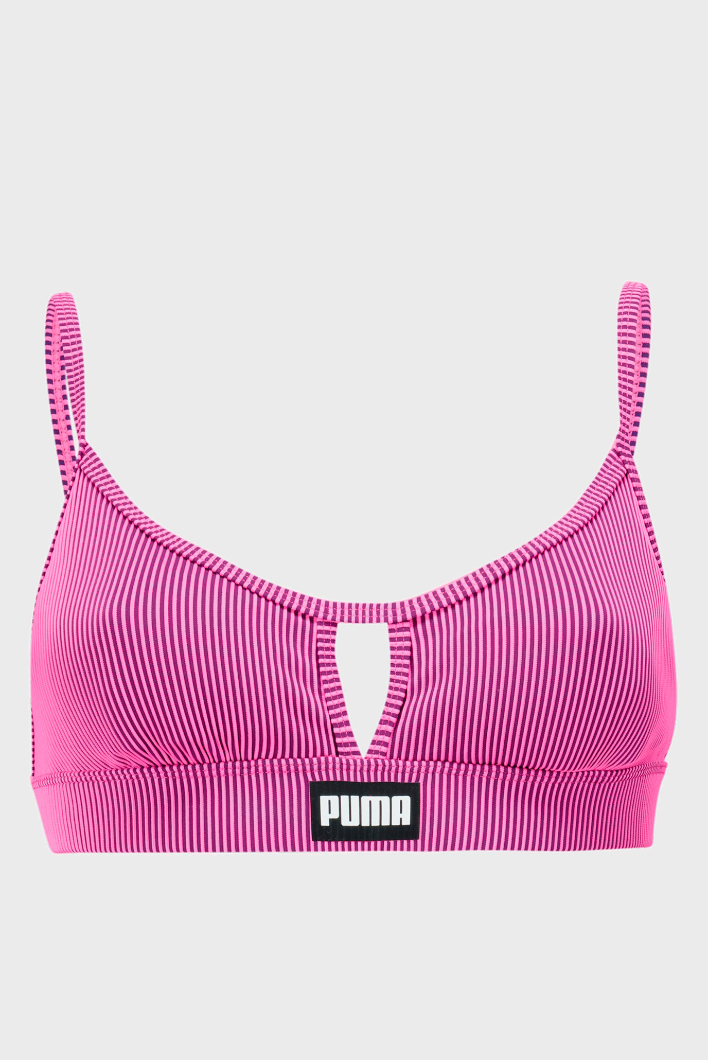 Женский розовый лиф от купальника PUMA Women's Swim Peek-a-boo Top 1