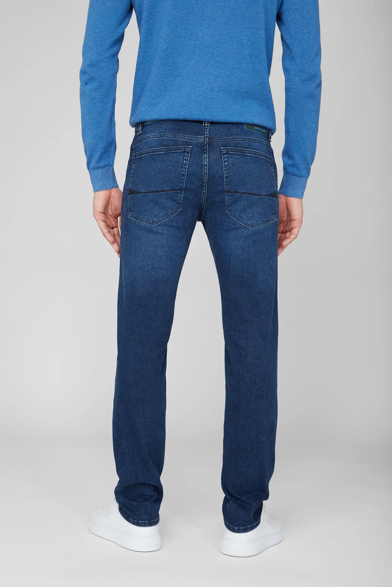 Мужские темно-синие джинсы 3