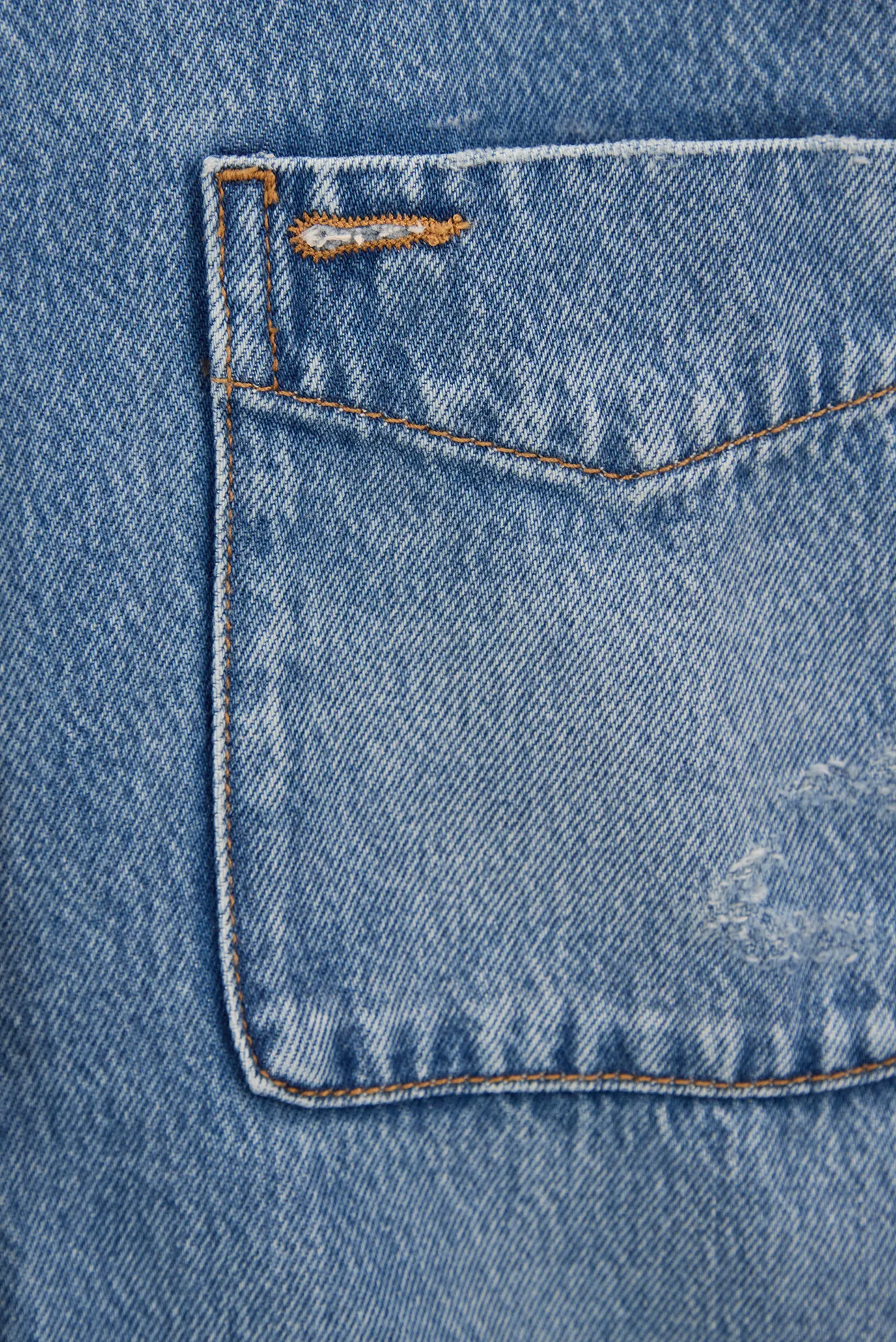 Женская синяя джинсовая рубашка RELAXED FIT OVERSHIRT 6