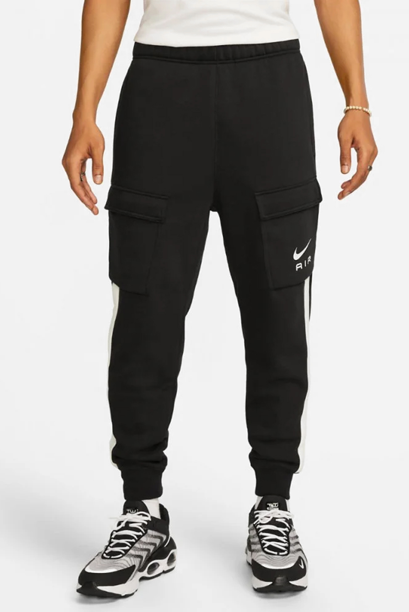 Мужские черные спортивные брюки NSW SW AIR CARGO FLC 1