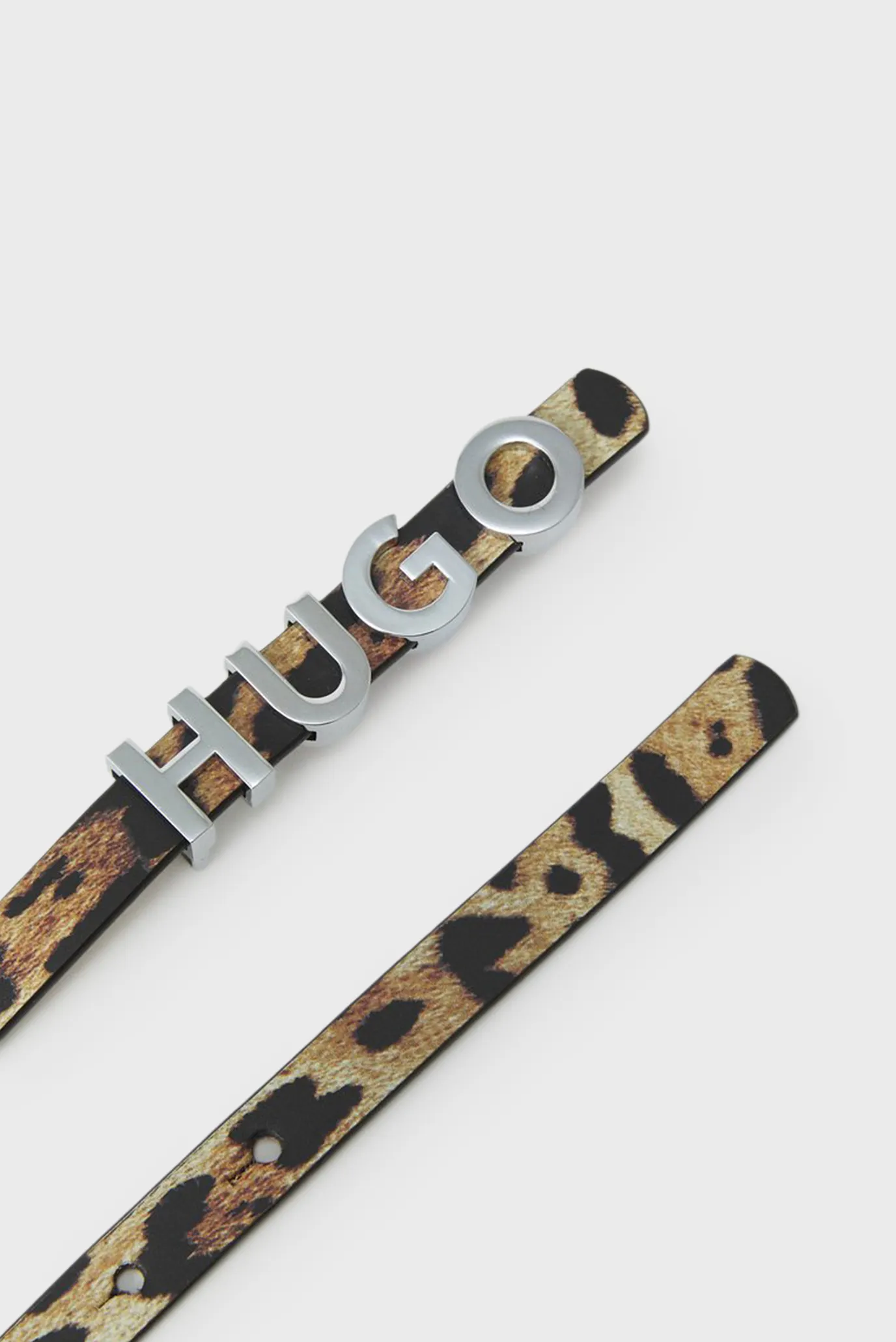 Жіночий шкіряний ремінь з візерунком 3