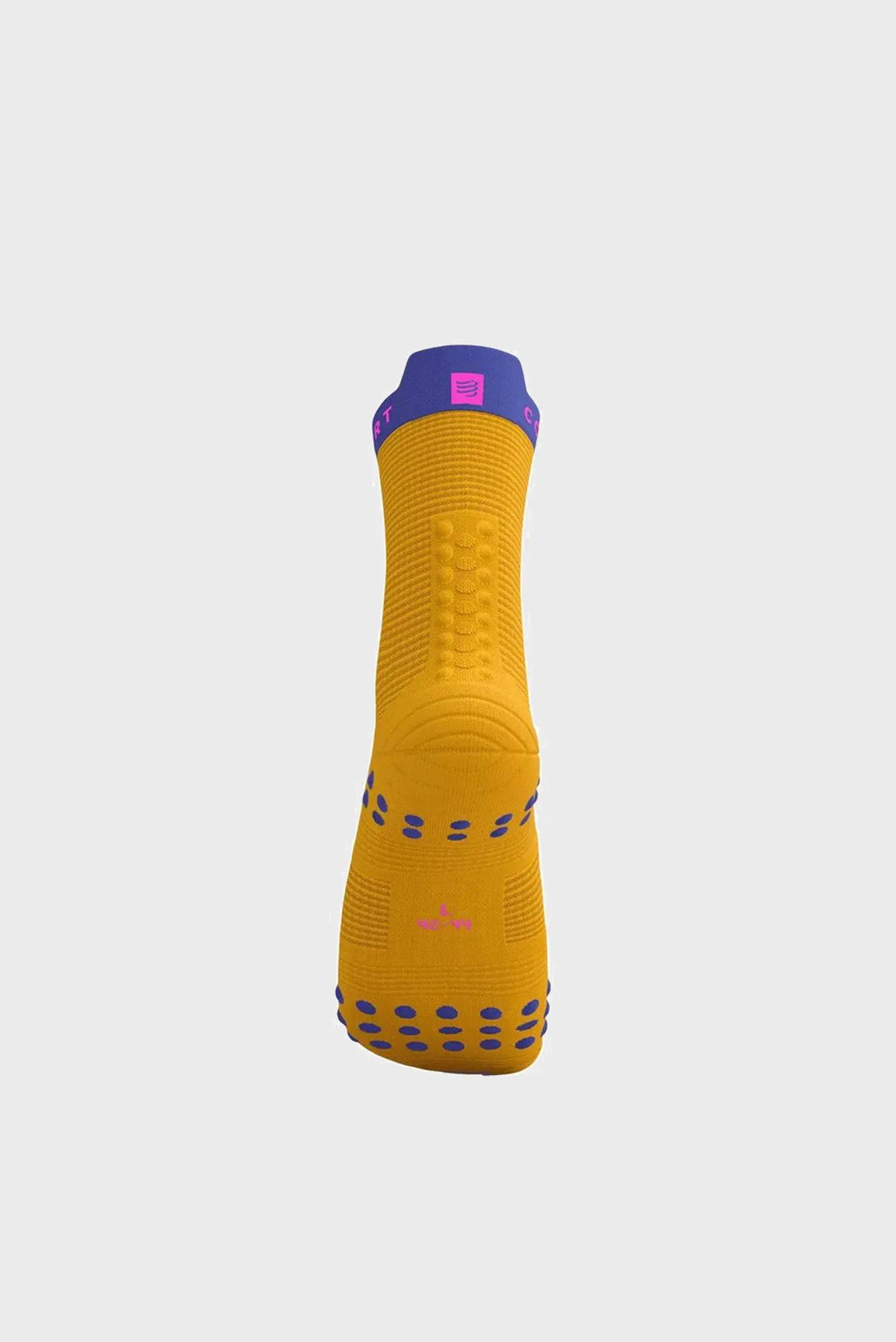 Желтые носки PRO RACING SOCKS V4.0 RUN HIGH 4