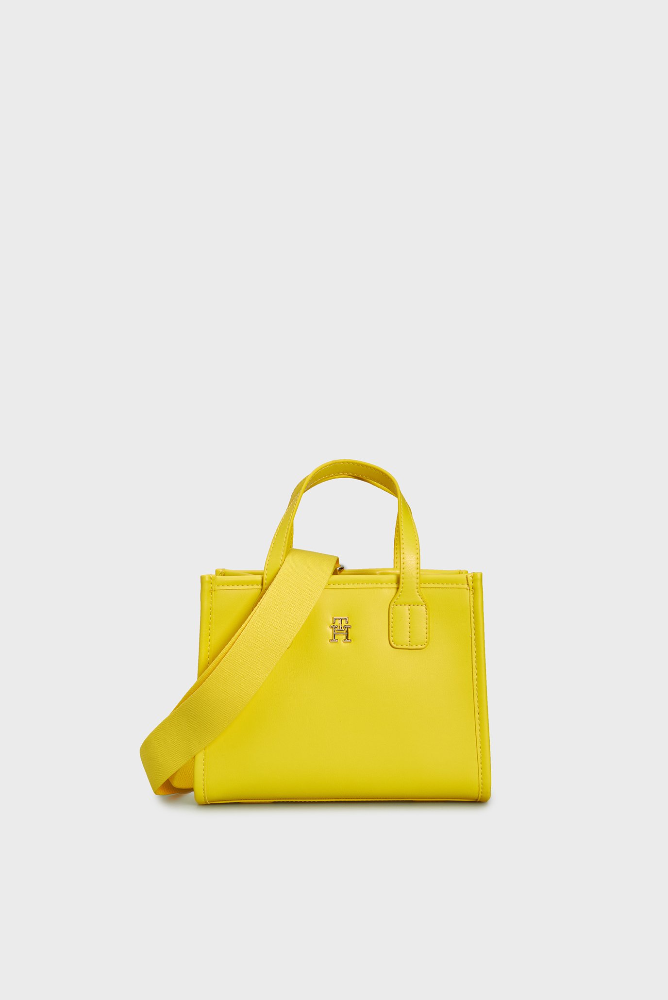 Жіноча жовта сумка TH REFINED CROSSOVER MONO 1