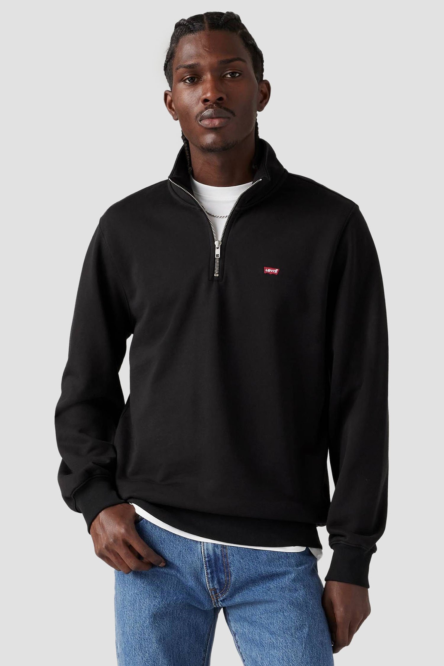 Мужская черная спортивная кофта Черный L Levi’s® A8606;0000 Мужская черная спортивная кофта Черный L Levi’s® A8606;0000