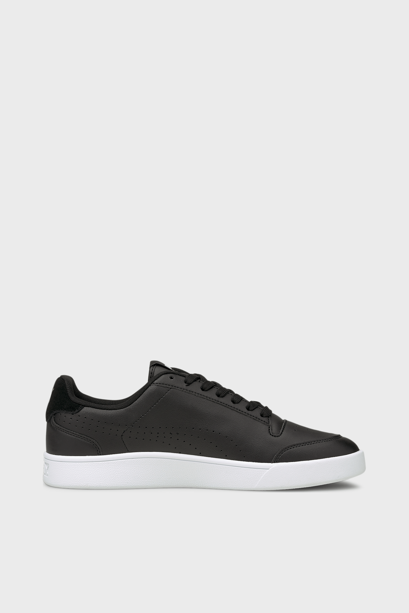 Чоловічі чорні снікерси Shuffle Perforated Trainers 1