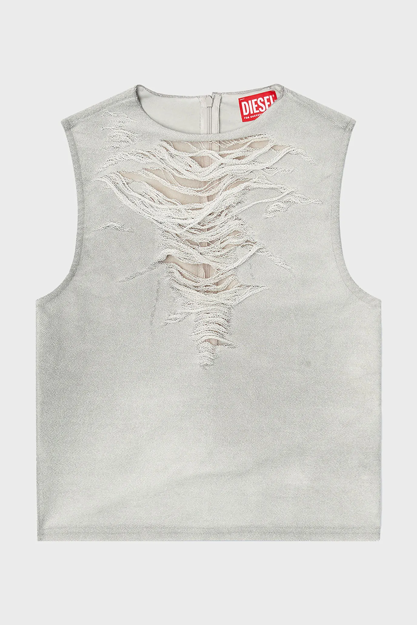 Жіночий світло-сірий топ T-YASMINA 4