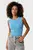 Женский голубой топ LILY Classic ajour tanktop