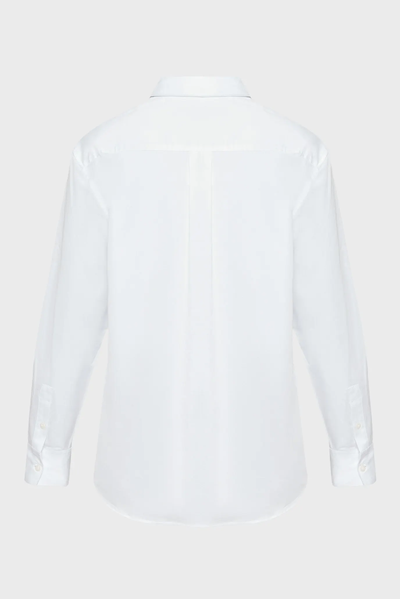 Женская белая рубашка FRONT SLIT 2