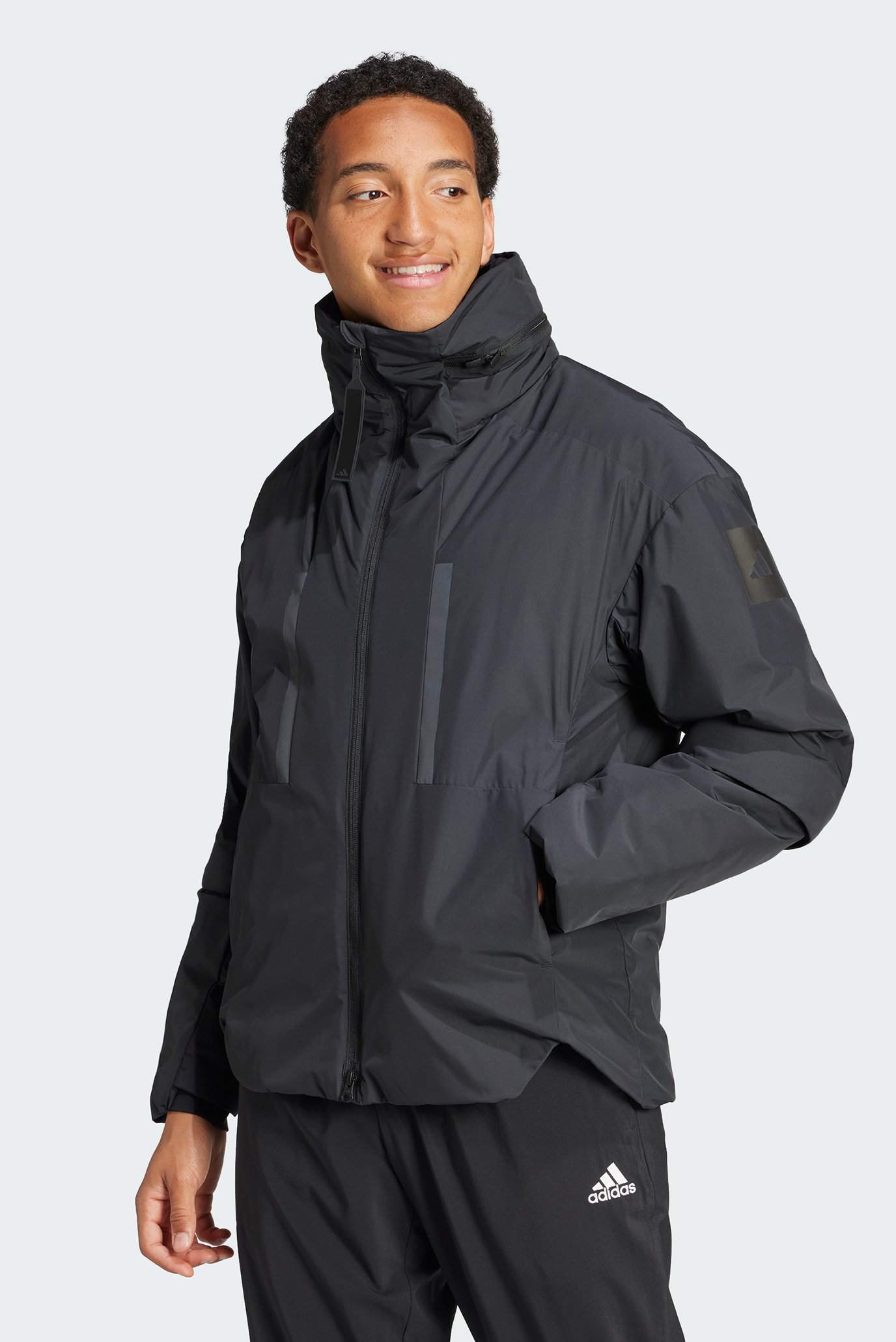 Чоловічий чорний пуховик Myshelter Primaloft Lite Bomber 1