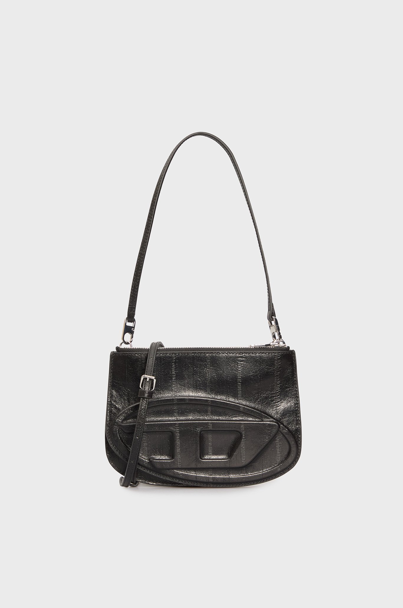 Женская черная кожаная сумка Черный ONESIZE Diesel X10330 P8245 Женская черная кожаная сумка Черный ONESIZE Diesel X10330 P8245