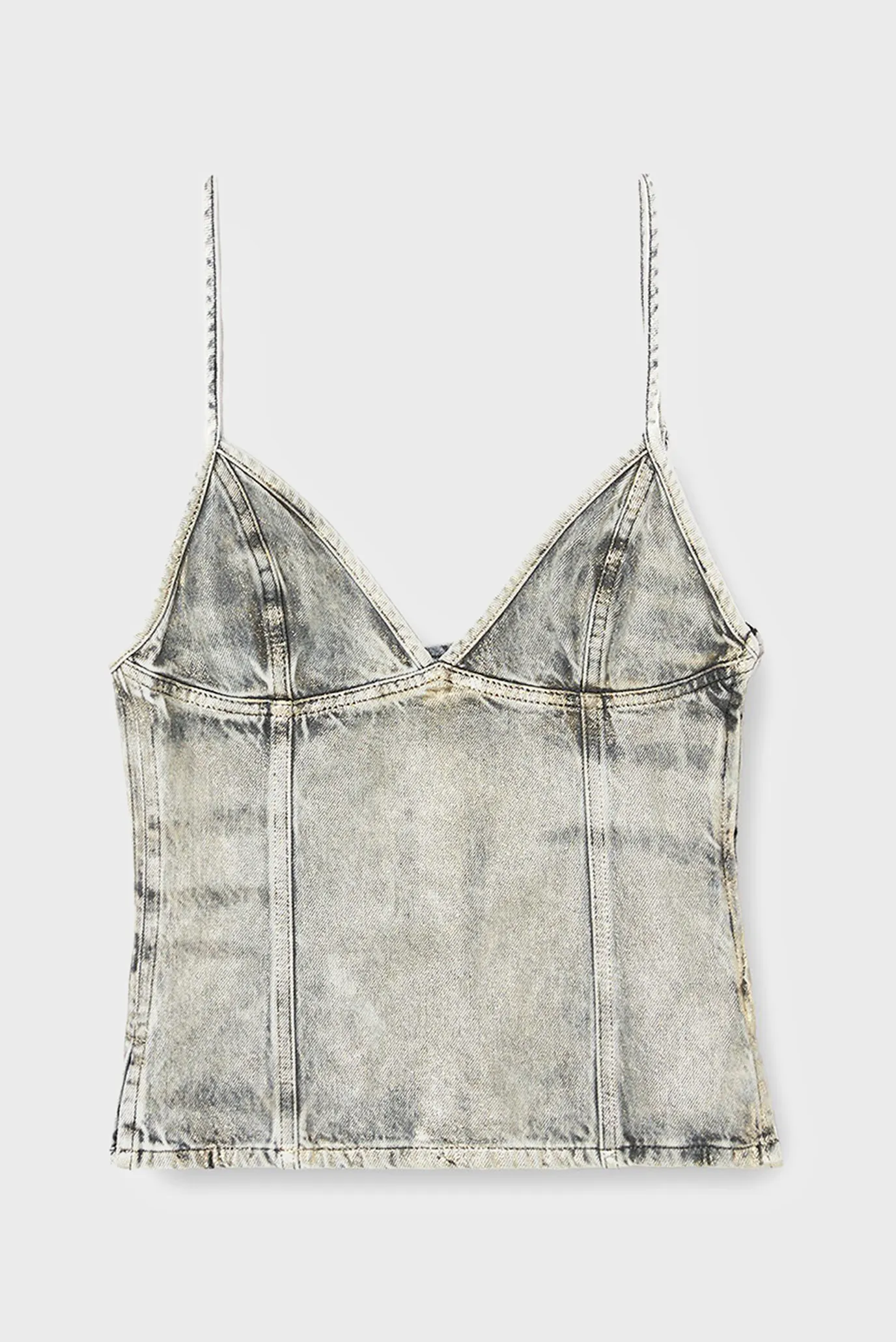 Жіночий сірий джинсовий топ DE-FULSY-S TOP 4