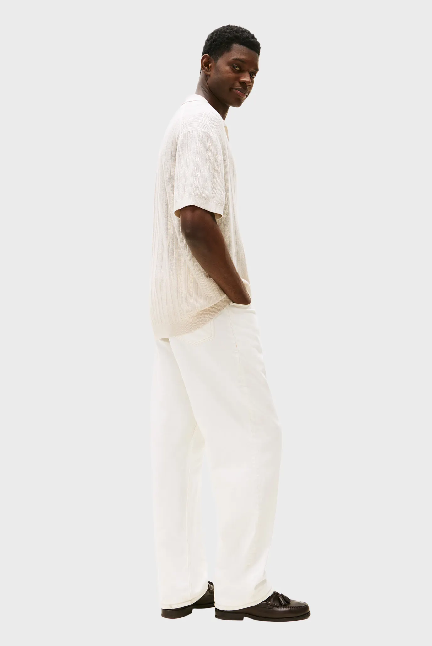 Мужское белое поло Tommy Hilfiger x F1 MOVIE 3