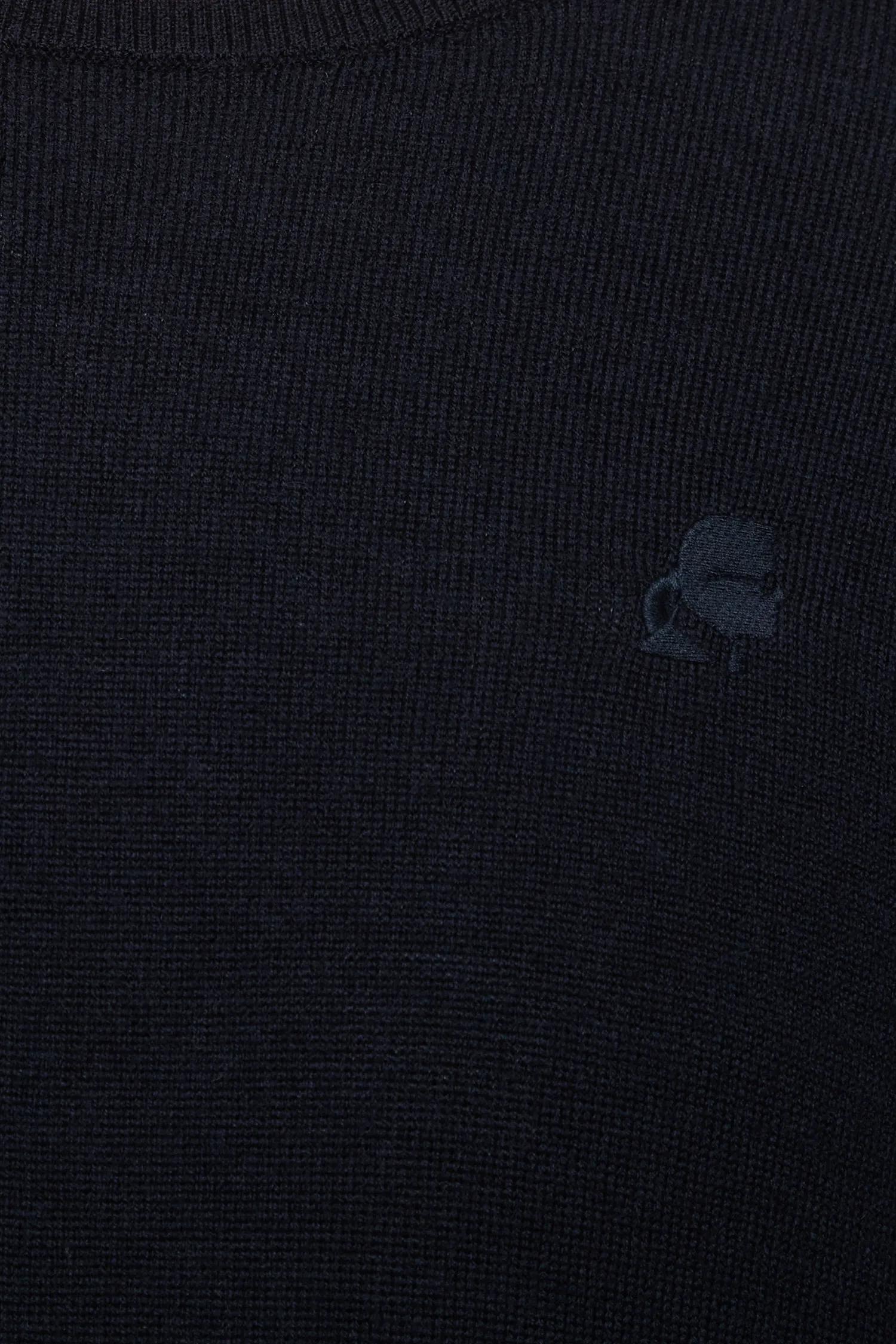 Мужской темно-синий шерстяной джемпер 4