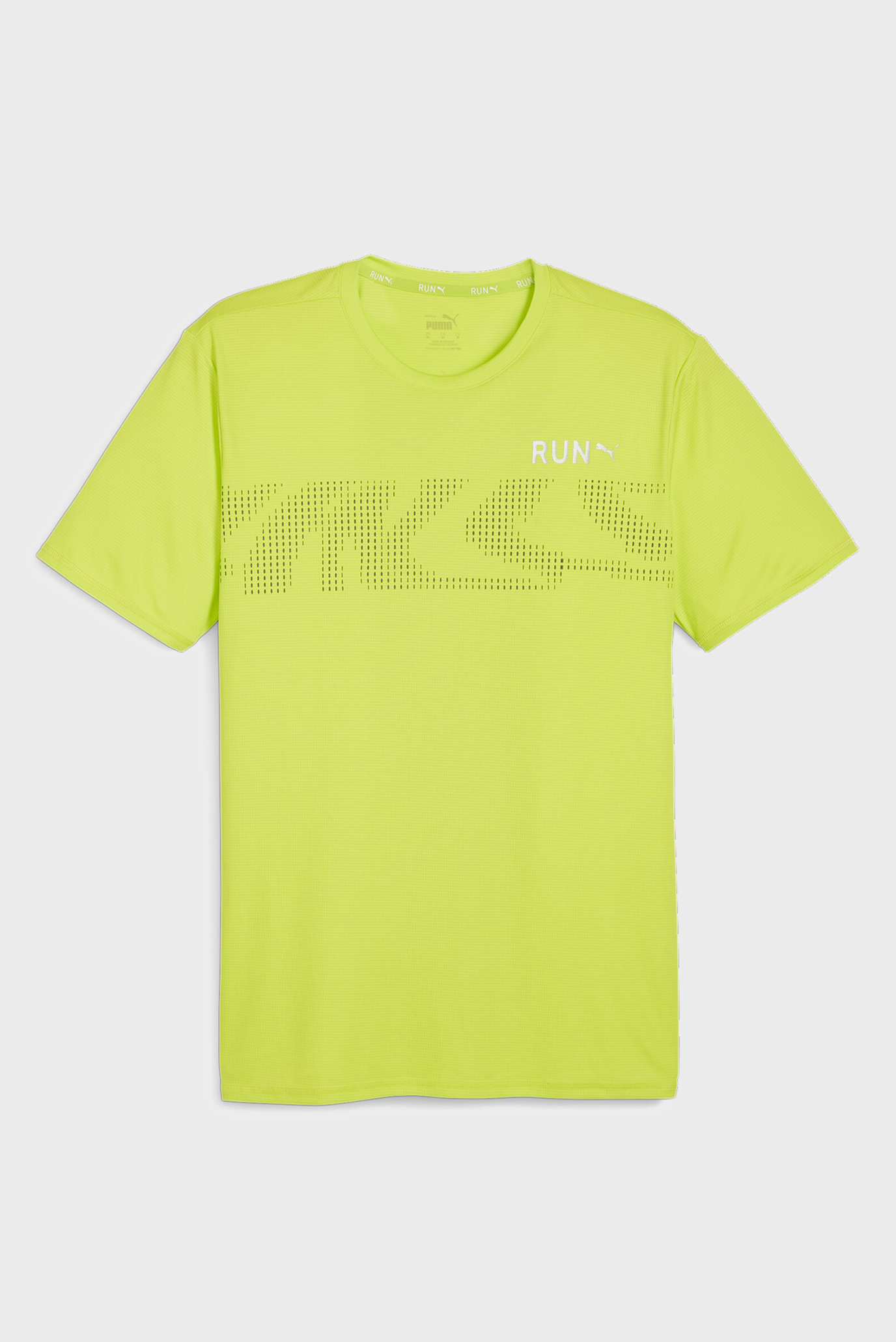 Чоловіча салатова футболка RUN 