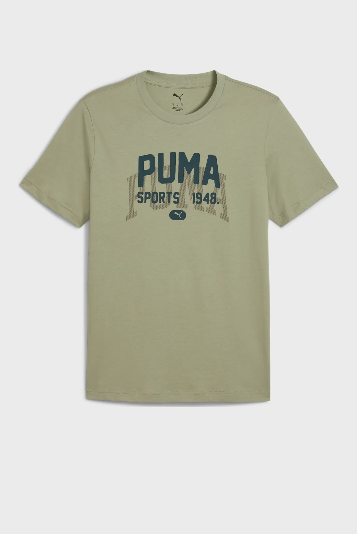 Мужская оливковая футболка Graphic Varsity Tee Men 4